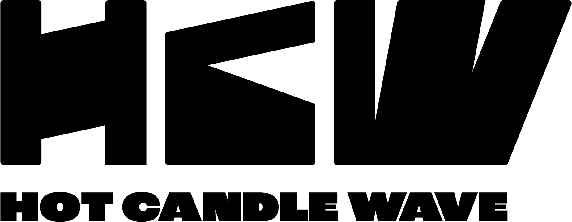Hot Candle Wave Logo