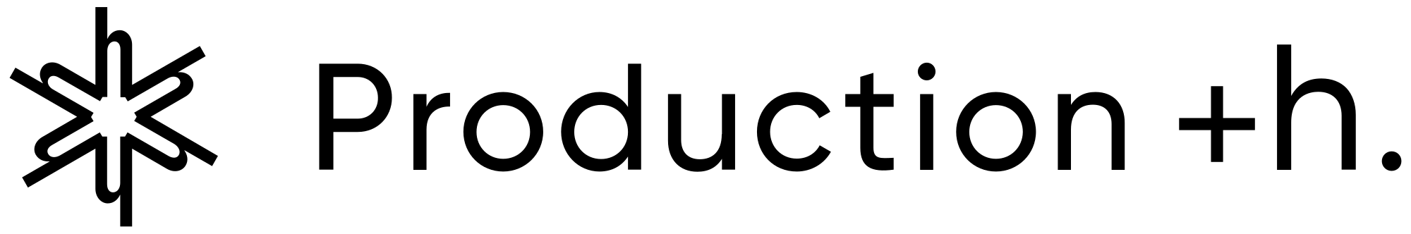 Production +h. Logo