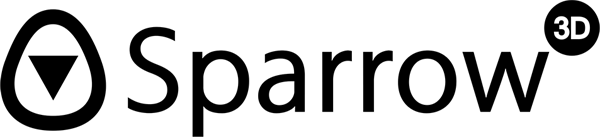 3D Sparrow Logo