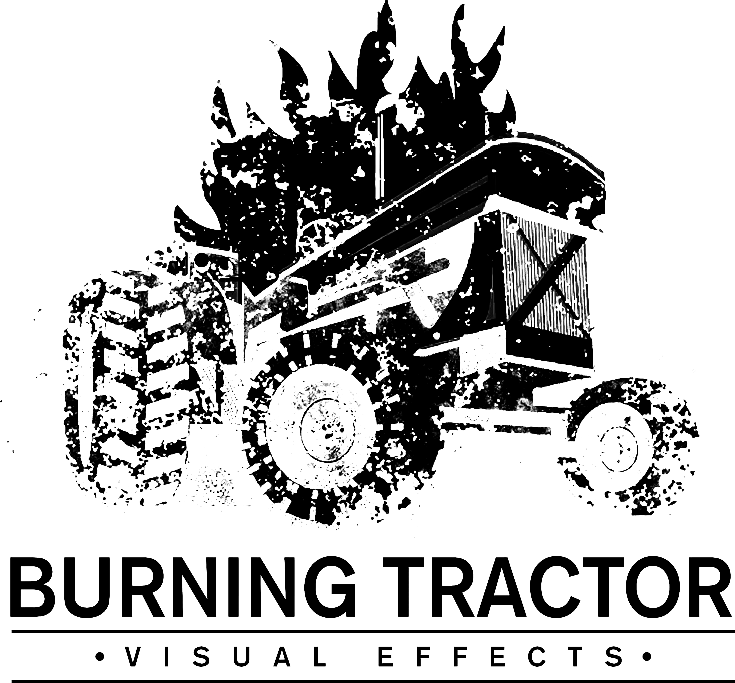 Burning Tractor Logo