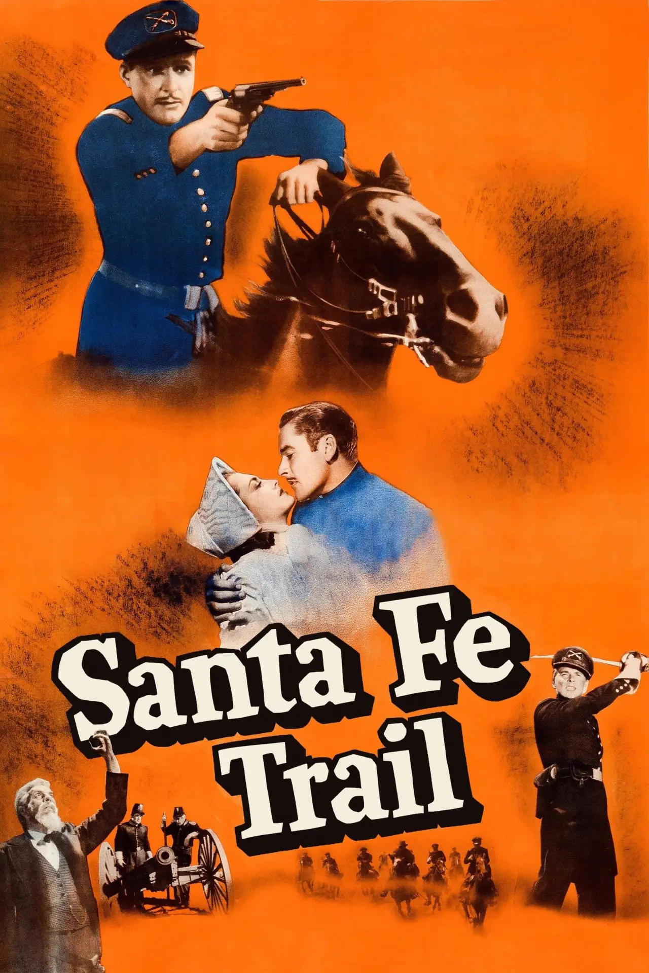 Movie poster "Santa Fe Trail"