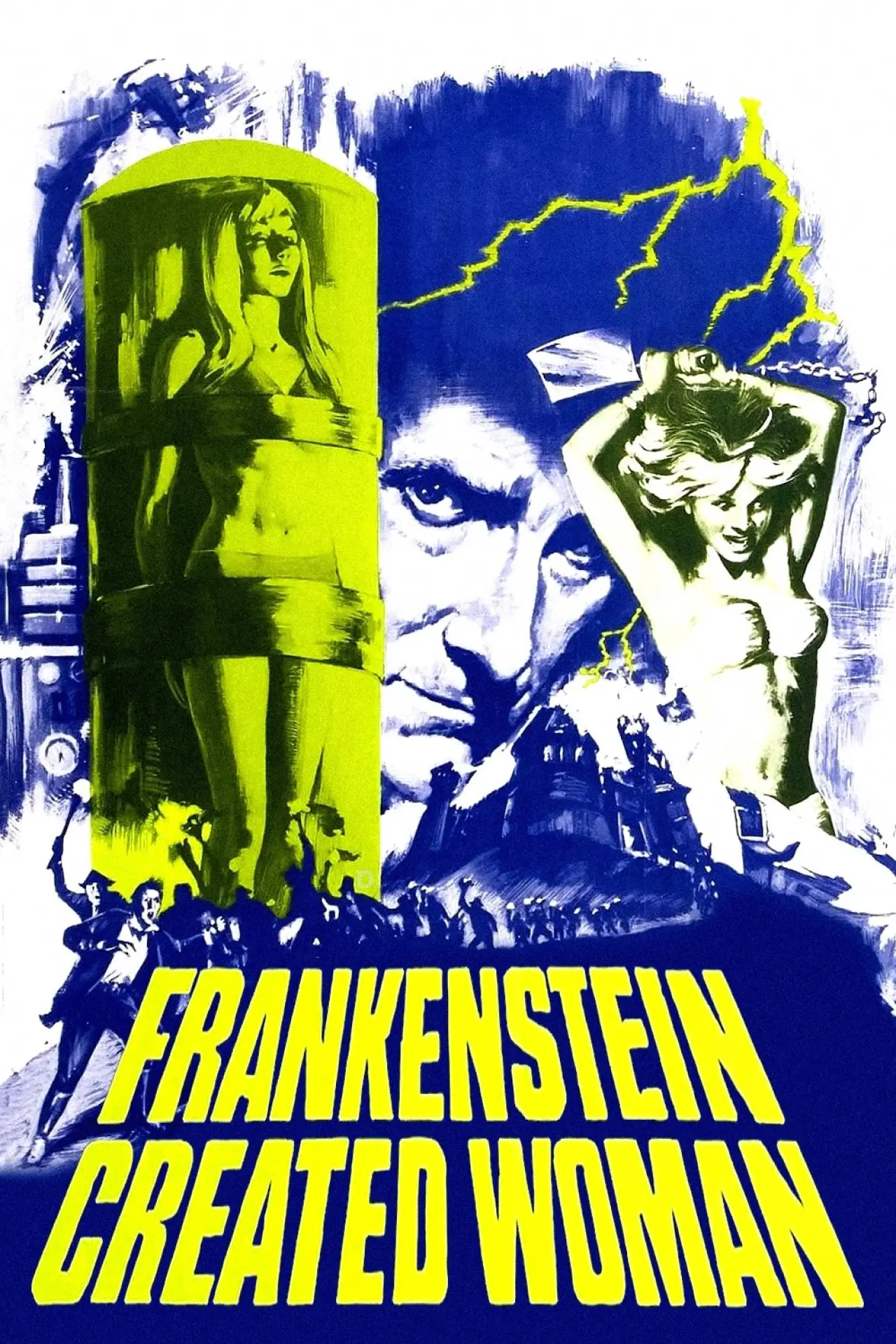 Movie poster "Frankenstein Created Woman"