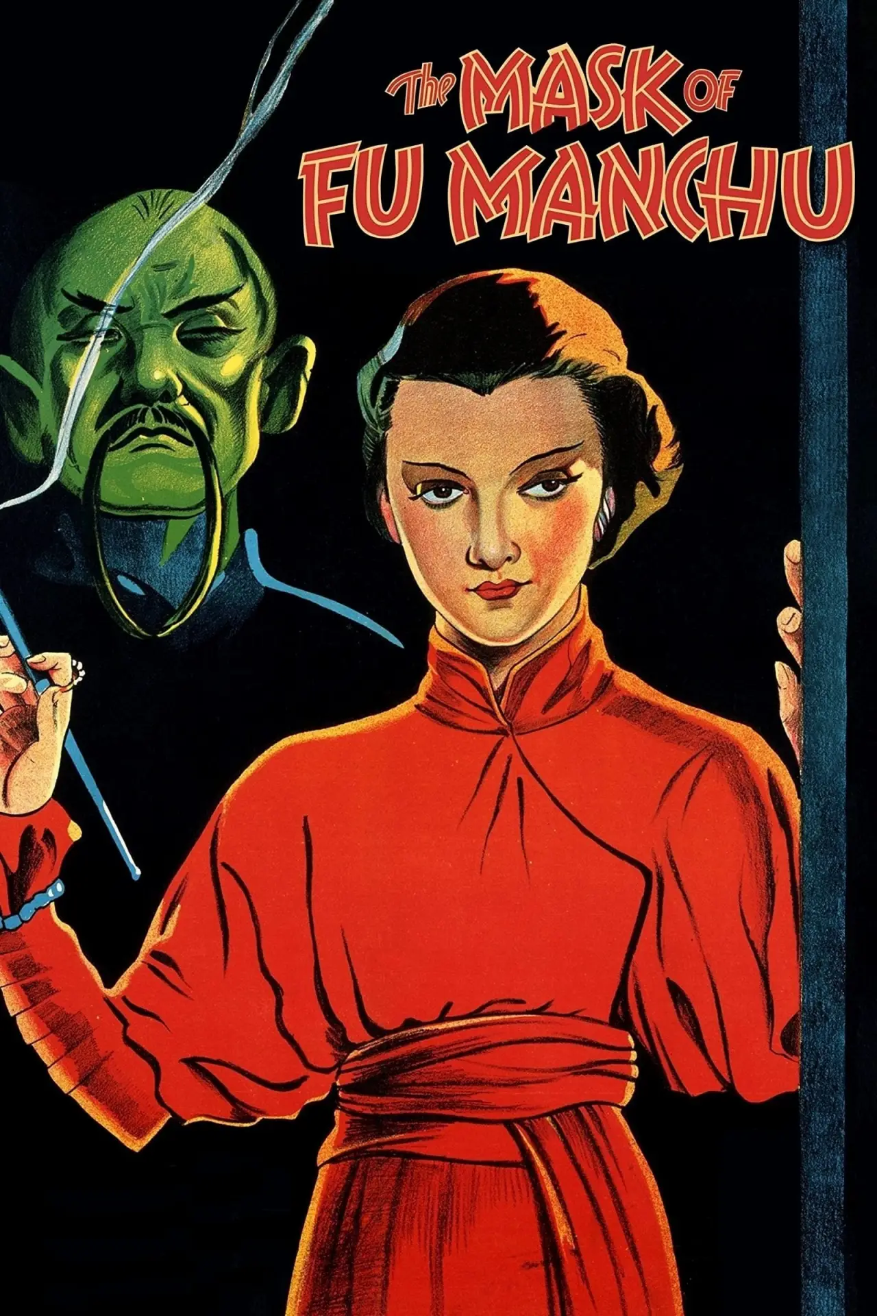 Movie poster "The Mask of Fu Manchu"
