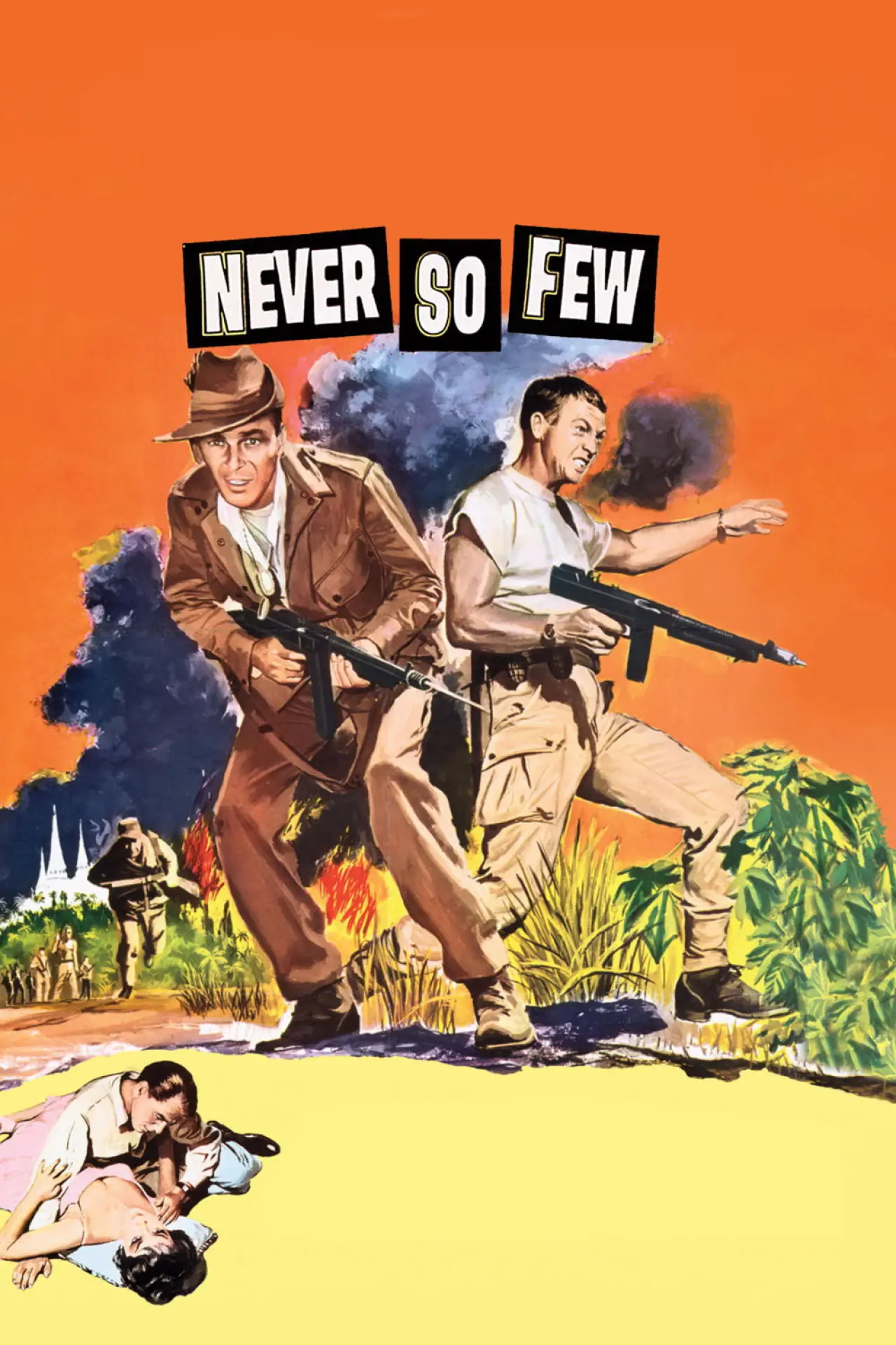 Movie poster "Never So Few"