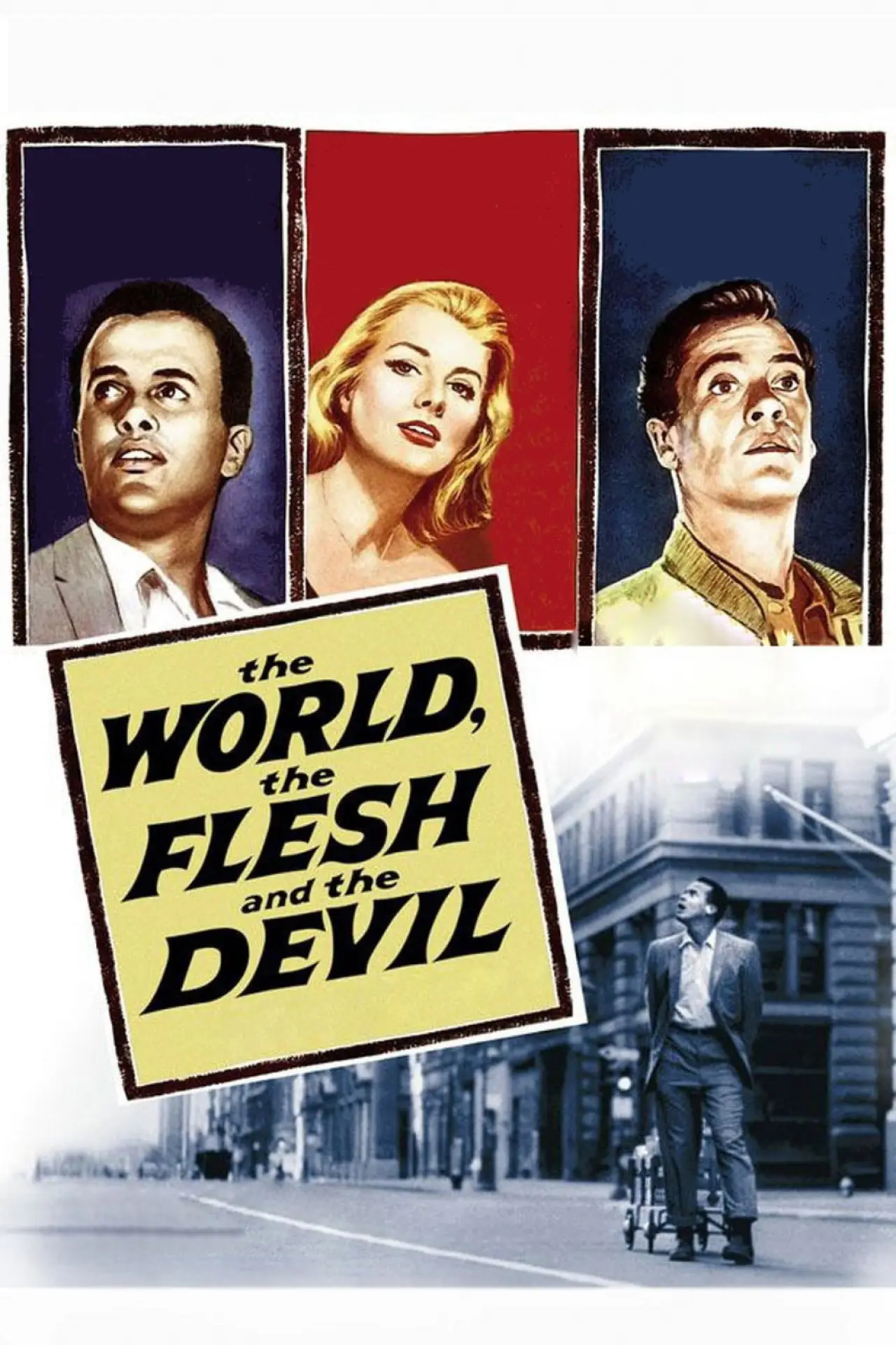 Movie poster "The World, the Flesh and the Devil"