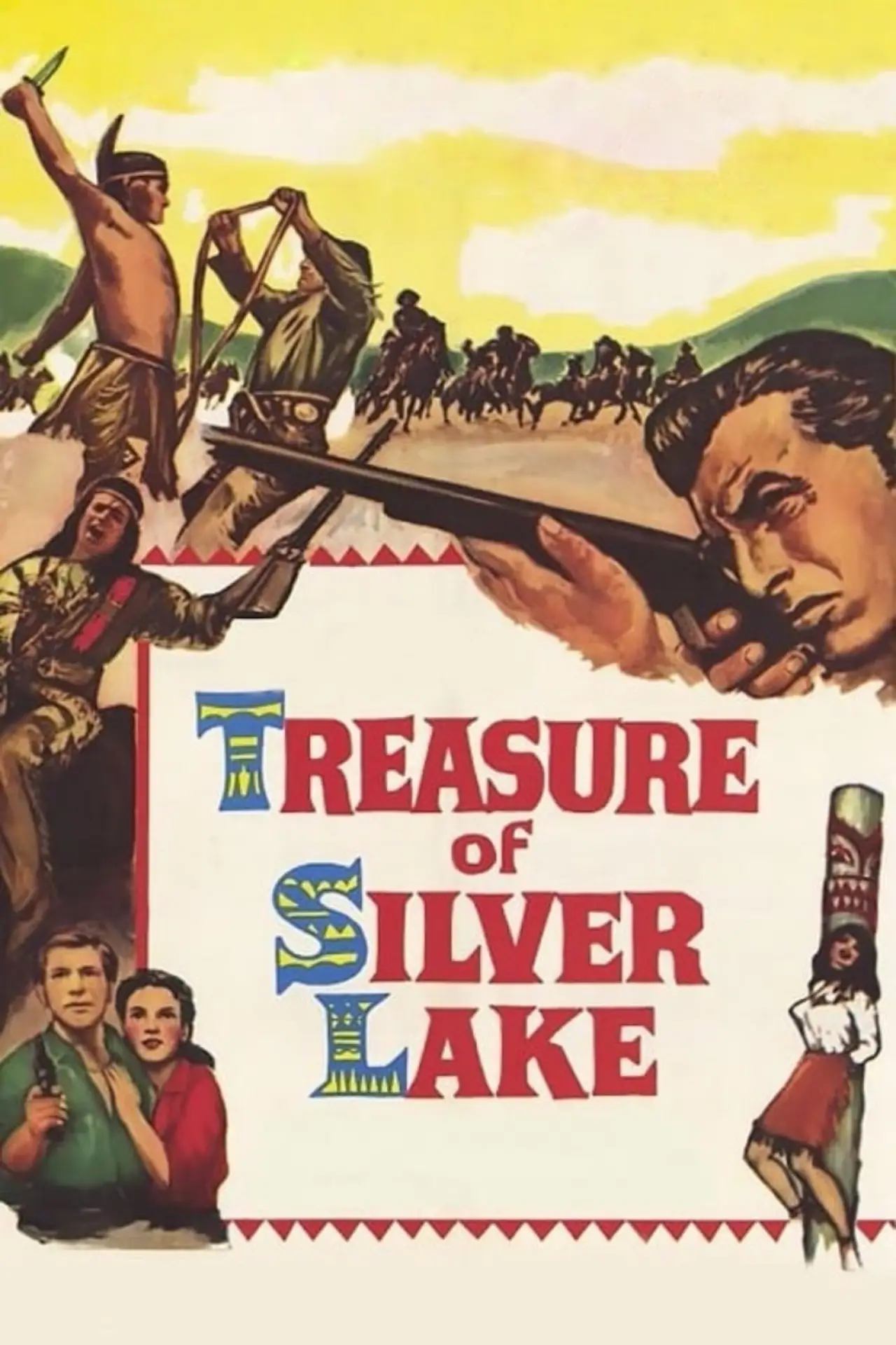 Movie poster "Treasure of Silver Lake"
