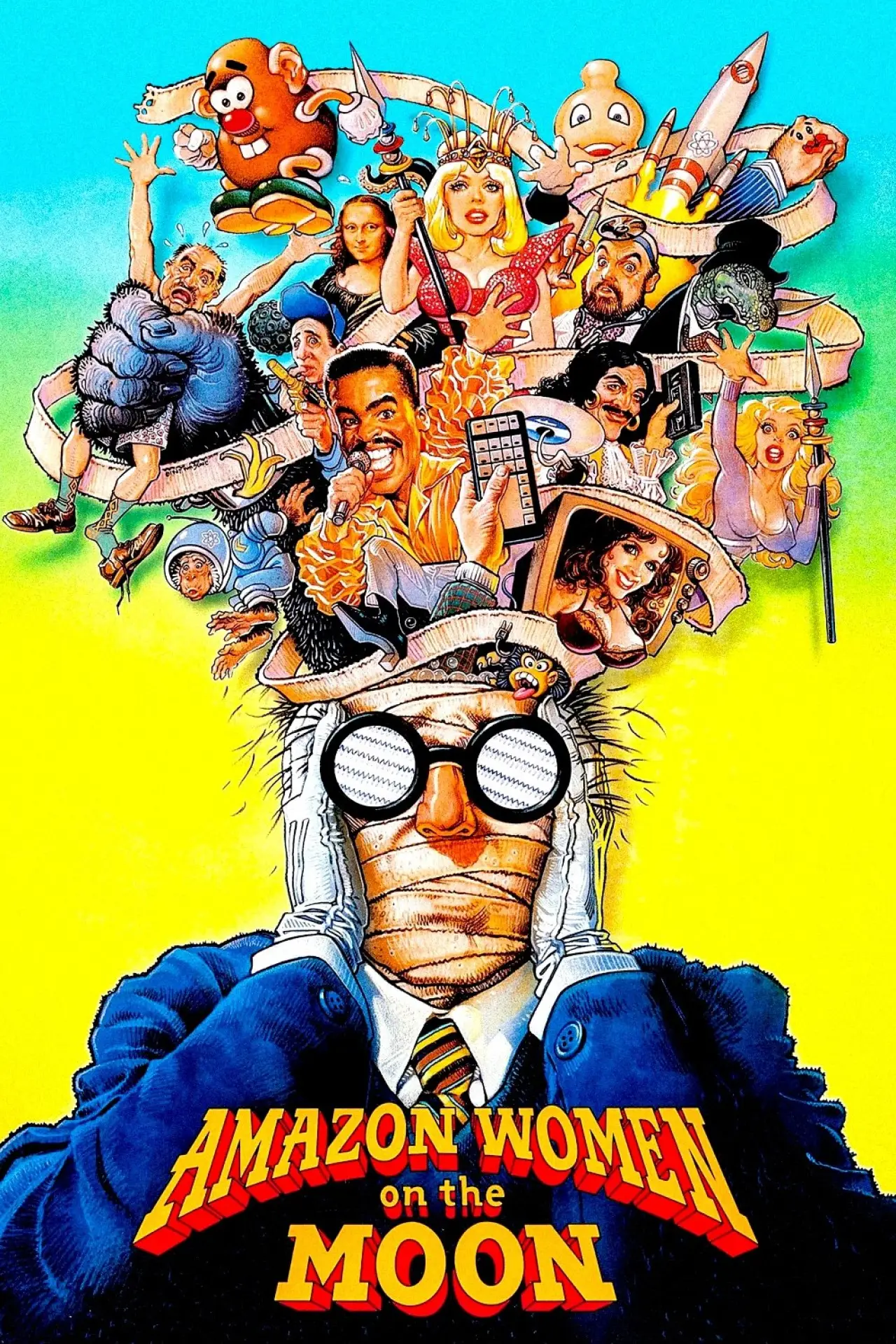 Movie poster "Amazon Women on the Moon"
