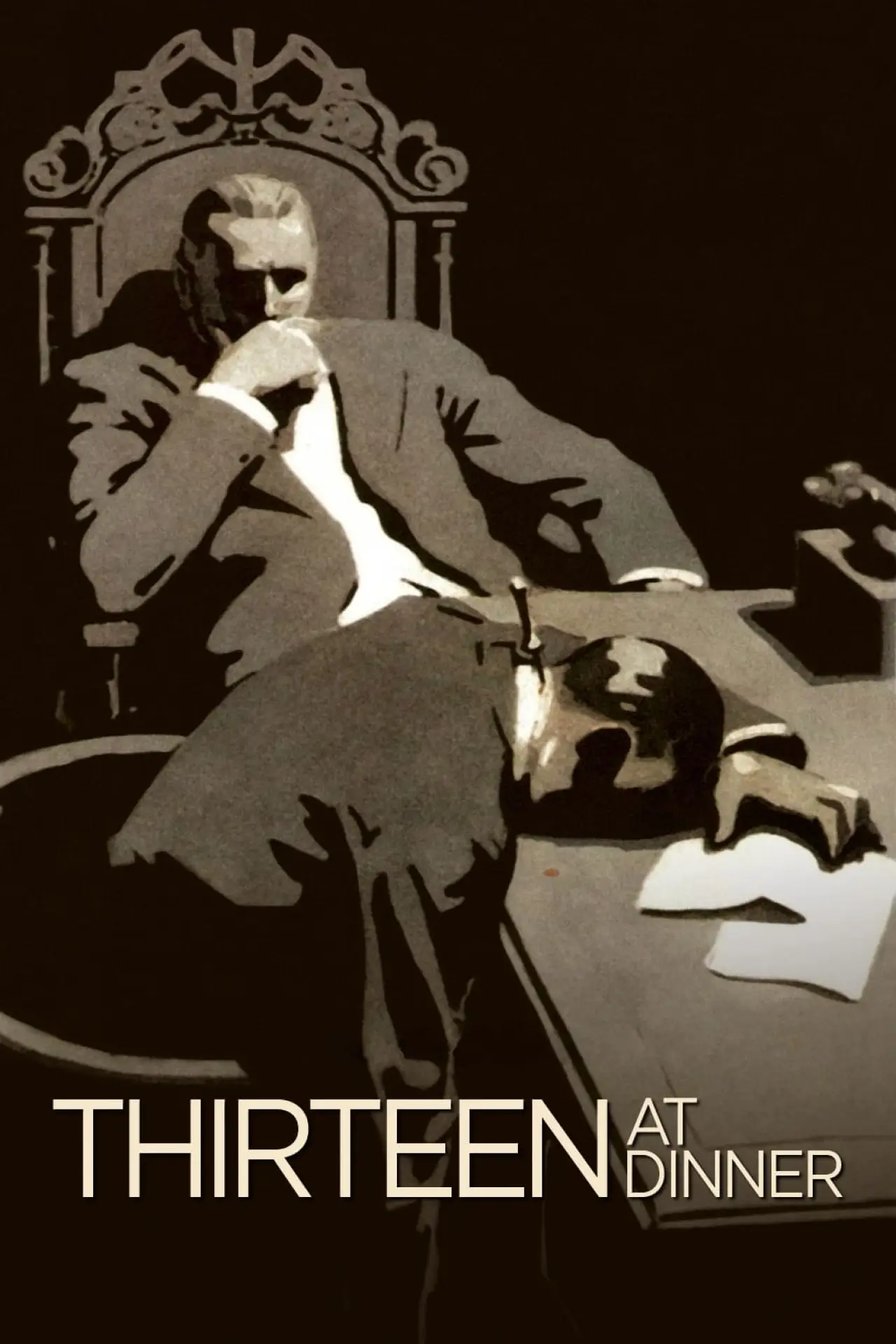 Movie poster "Thirteen at Dinner"