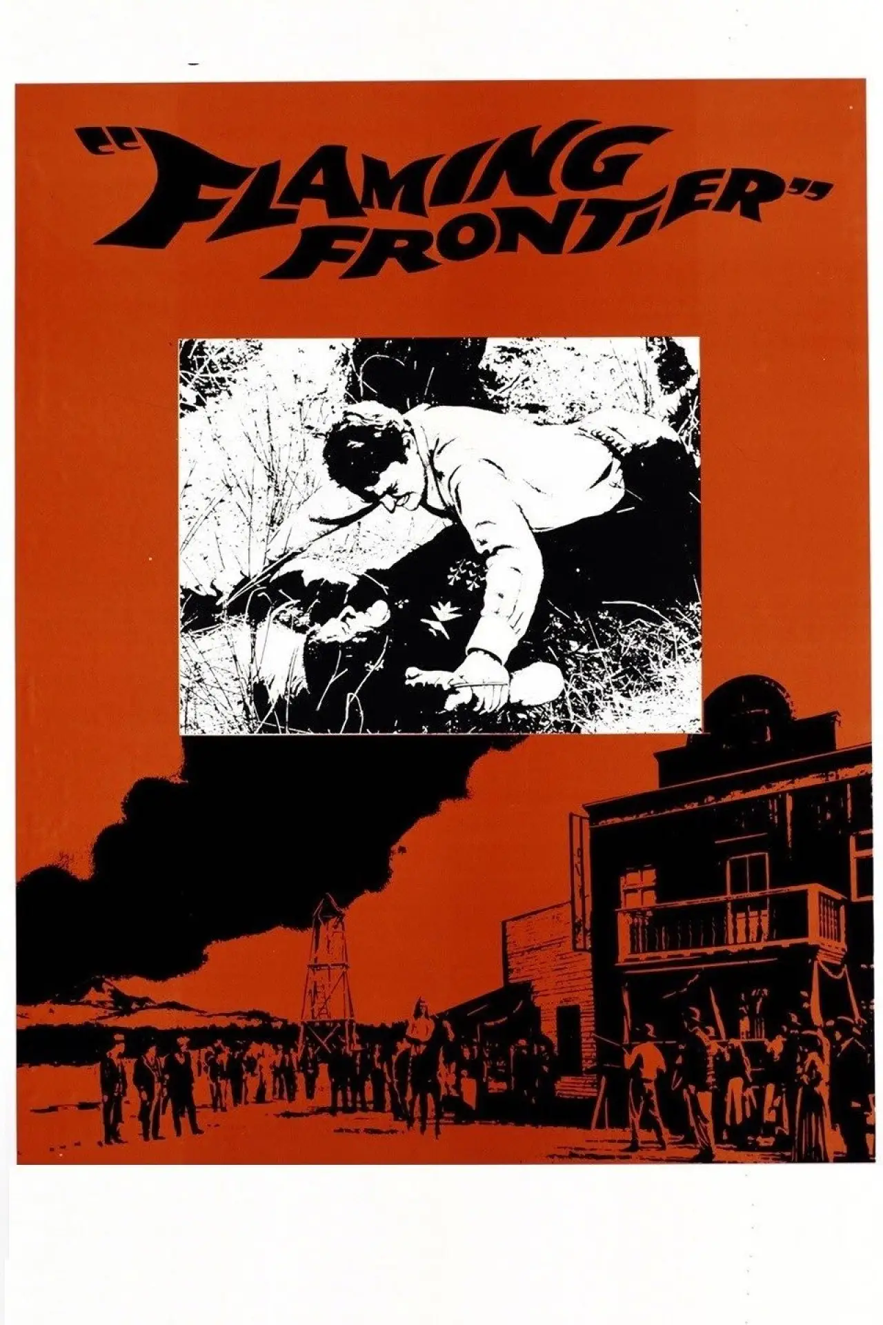 Movie poster "Flaming Frontier"