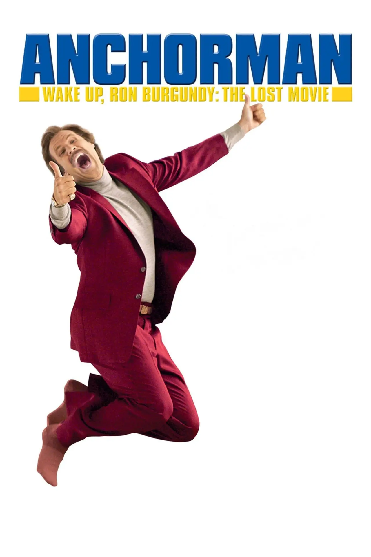 Movie poster "Wake Up, Ron Burgundy: The Lost Movie"