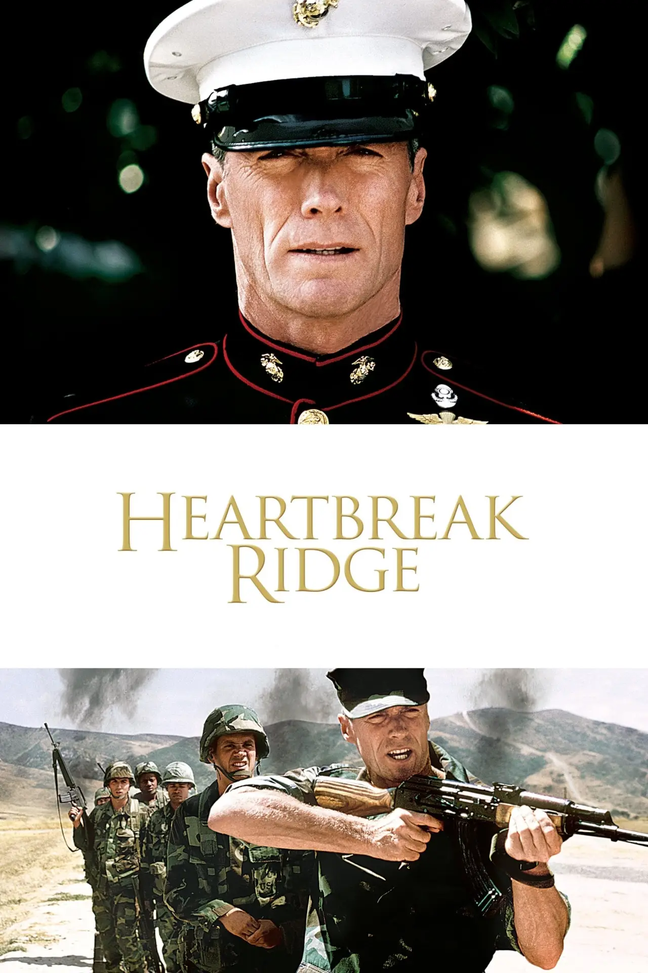 Movie poster "Heartbreak Ridge"