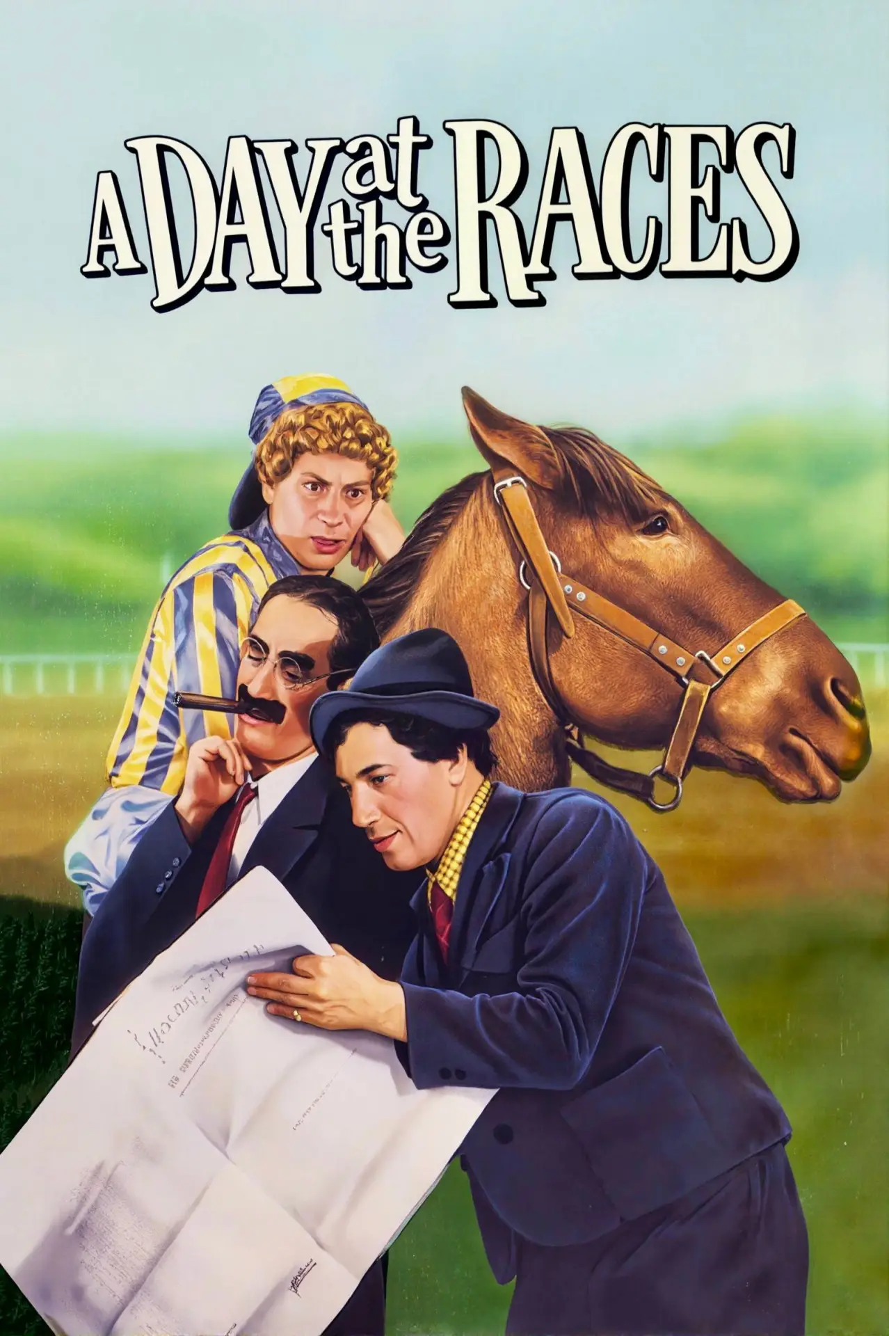 Movie poster "A Day at the Races"