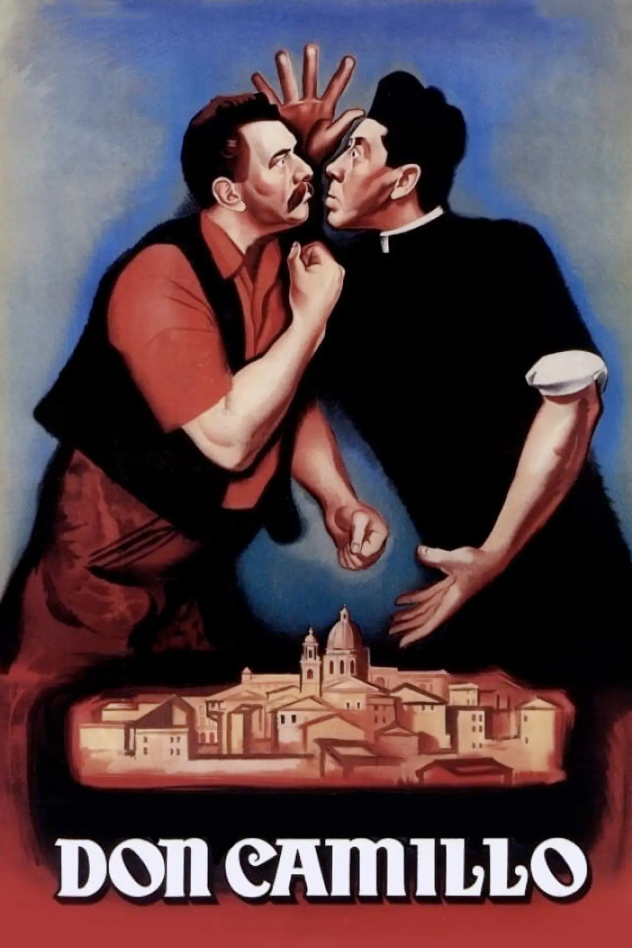 Movie poster "The Little World of Don Camillo"