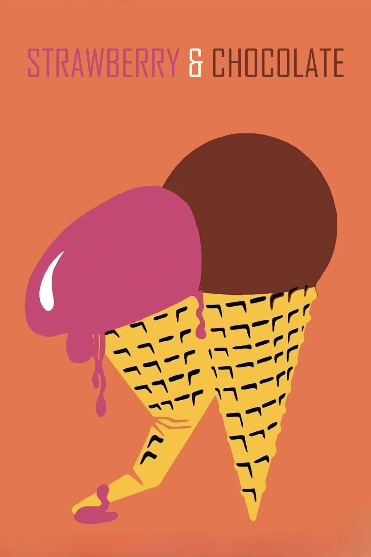 Movie poster "Strawberry and Chocolate"