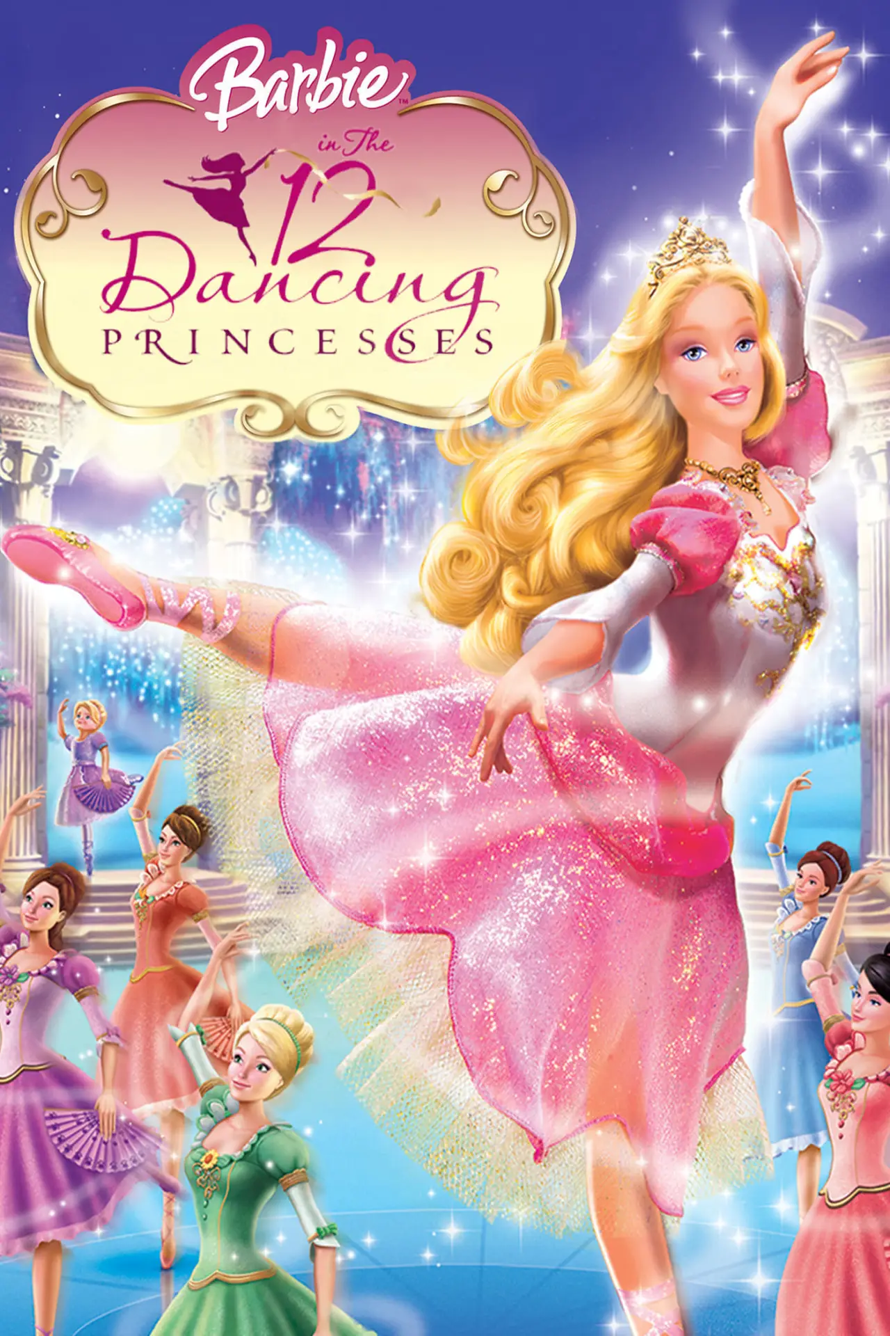 Movie poster "Barbie in The 12 Dancing Princesses"