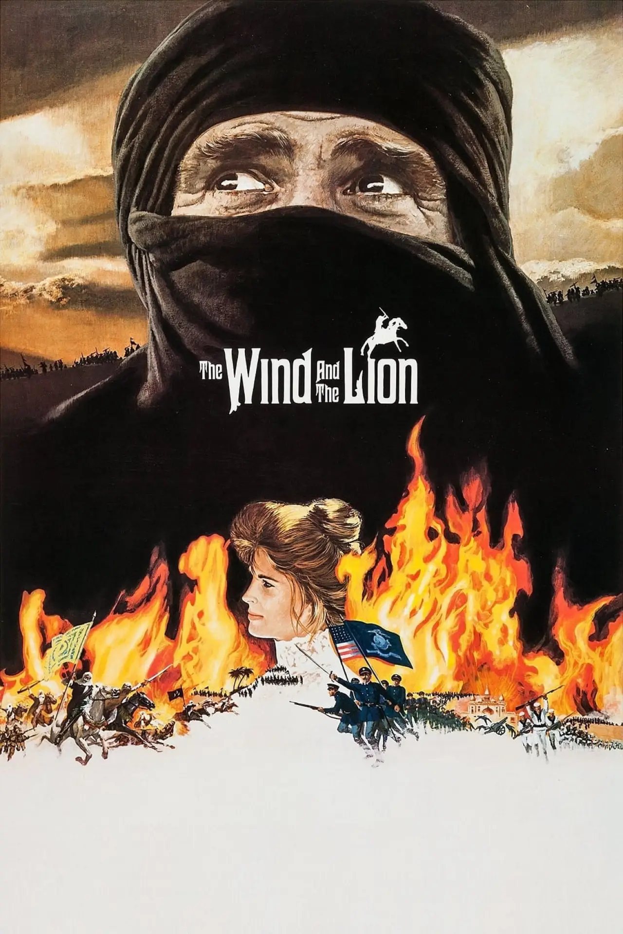 Movie poster "The Wind and the Lion"