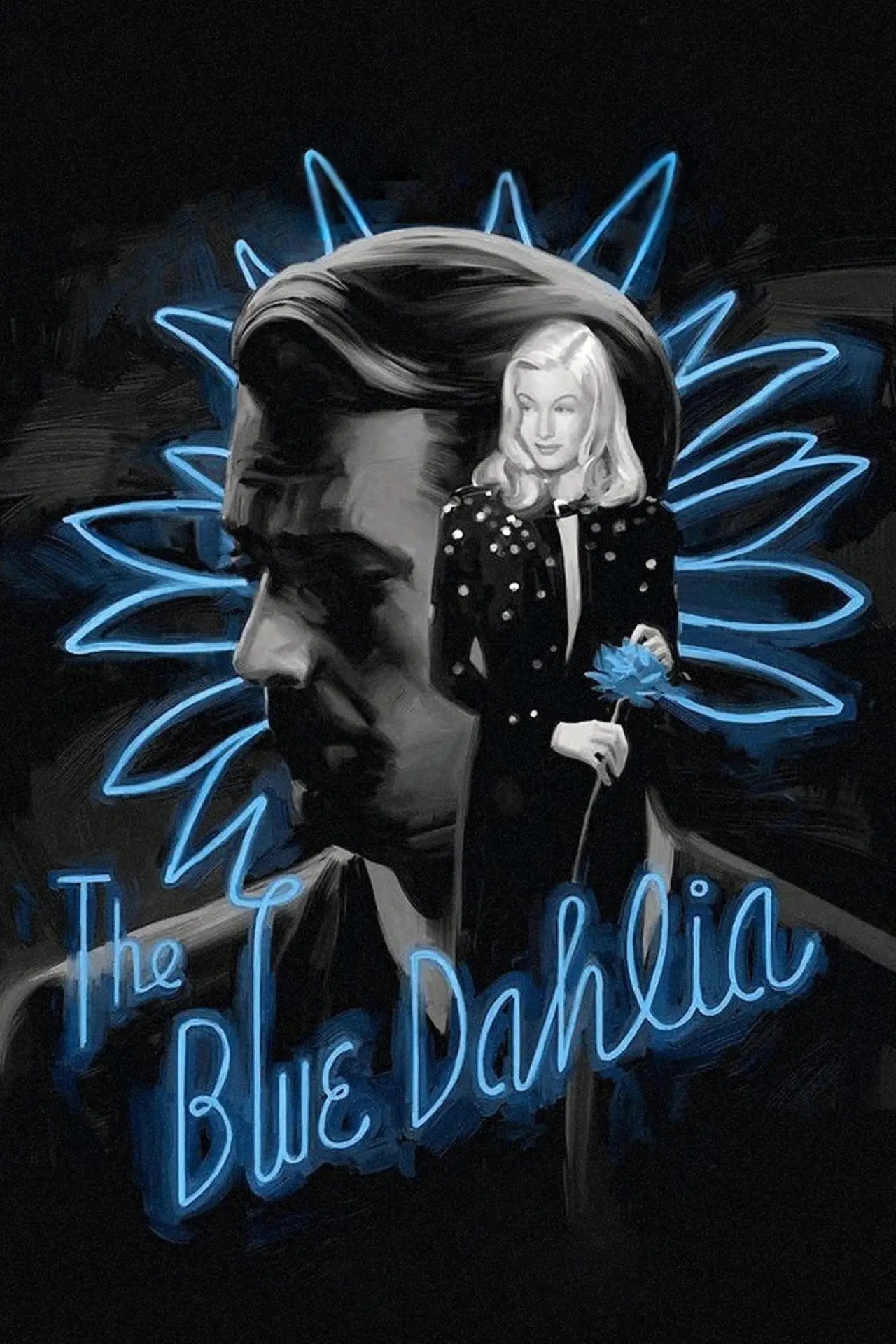 Movie poster "The Blue Dahlia"