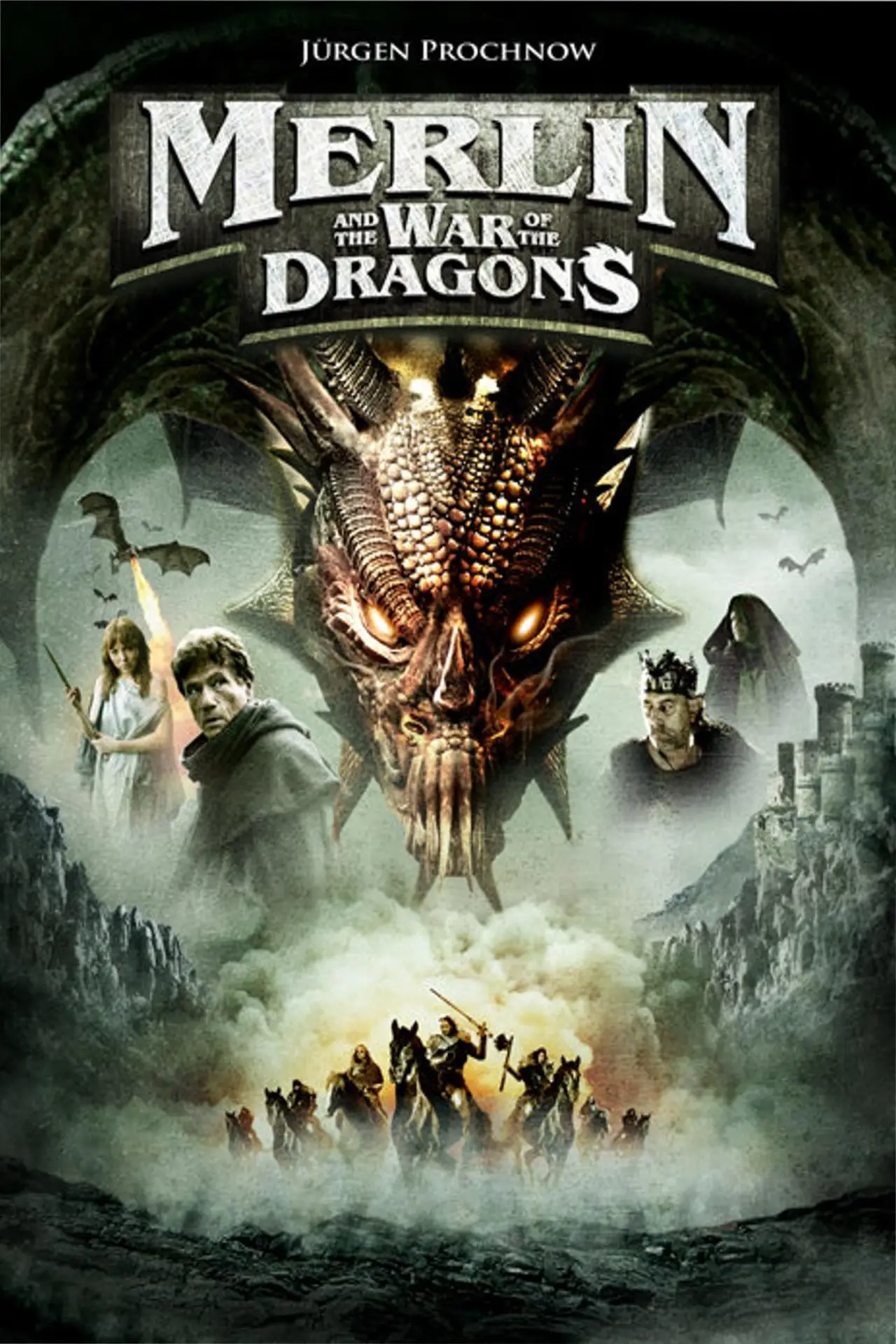Movie poster "Merlin and the War of the Dragons"