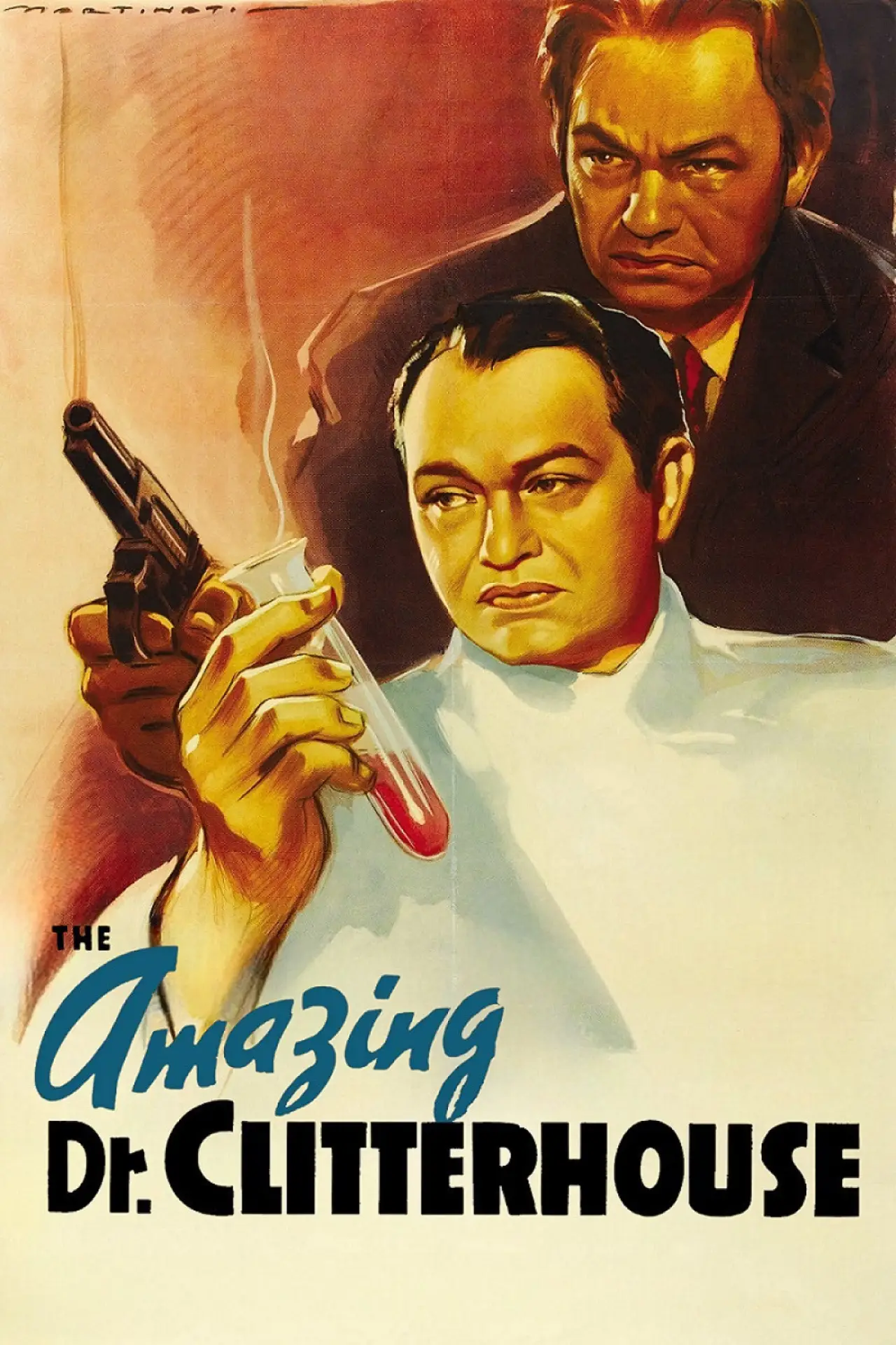 Movie poster "The Amazing Dr. Clitterhouse"