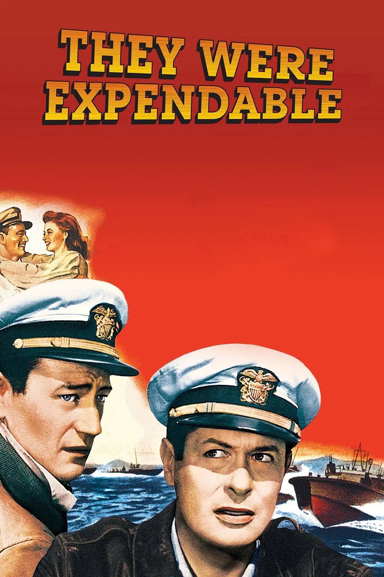 Movie poster "They Were Expendable"