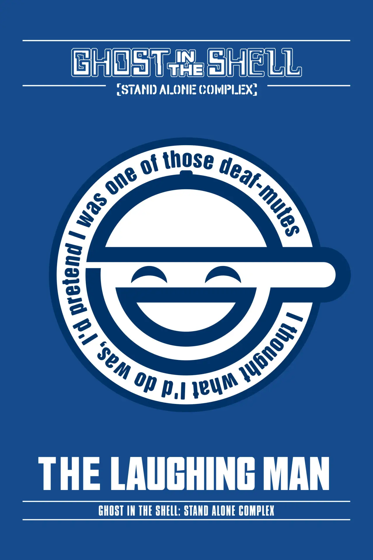 Movie poster "Ghost in the Shell: Stand Alone Complex - The Laughing Man"