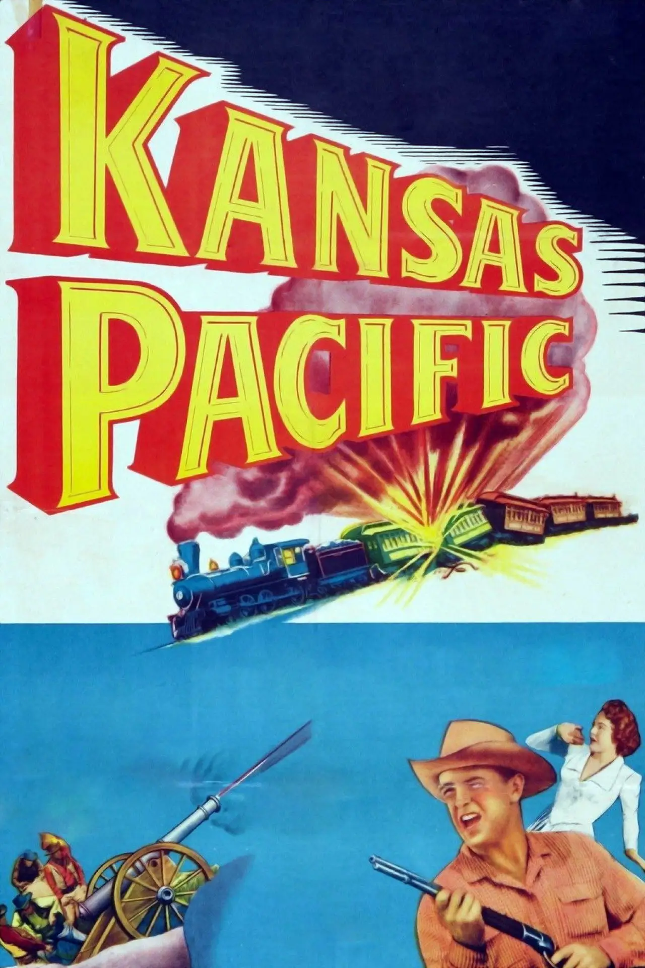 Movie poster "Kansas Pacific"