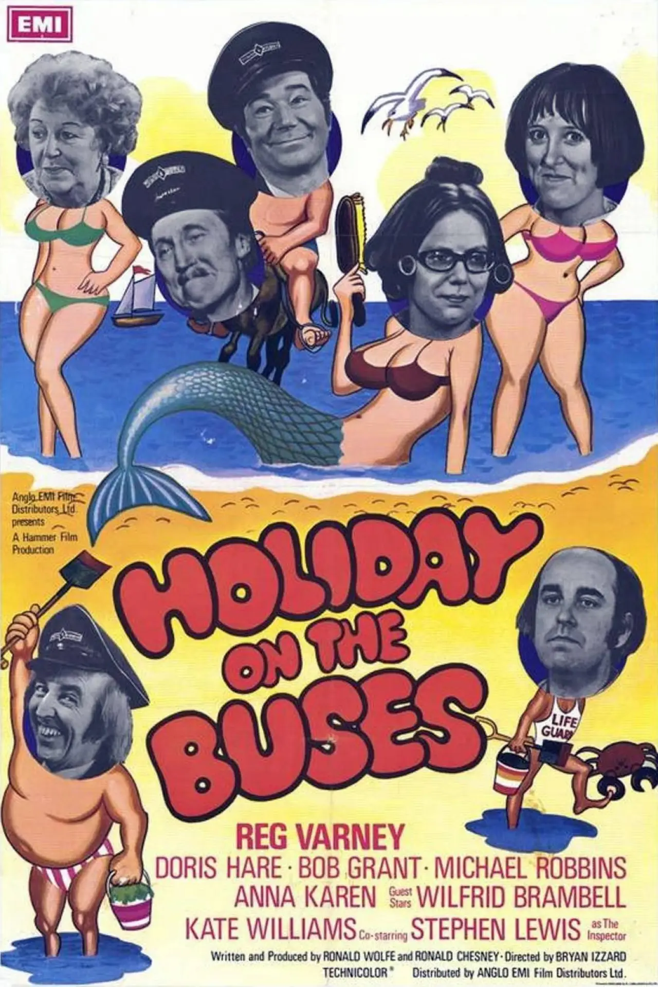 Movie poster "Holiday on the Buses"