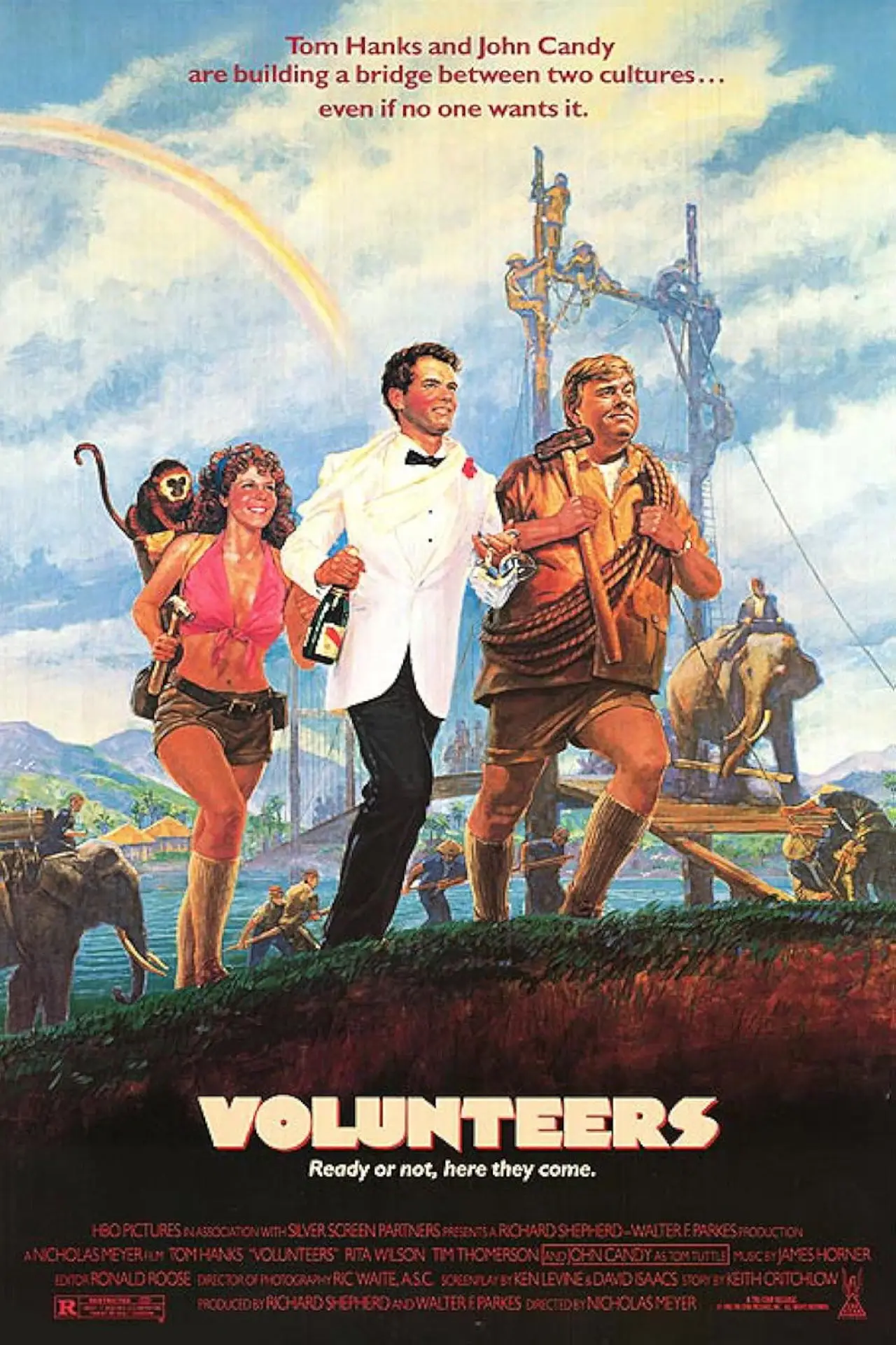Movie poster "Volunteers"