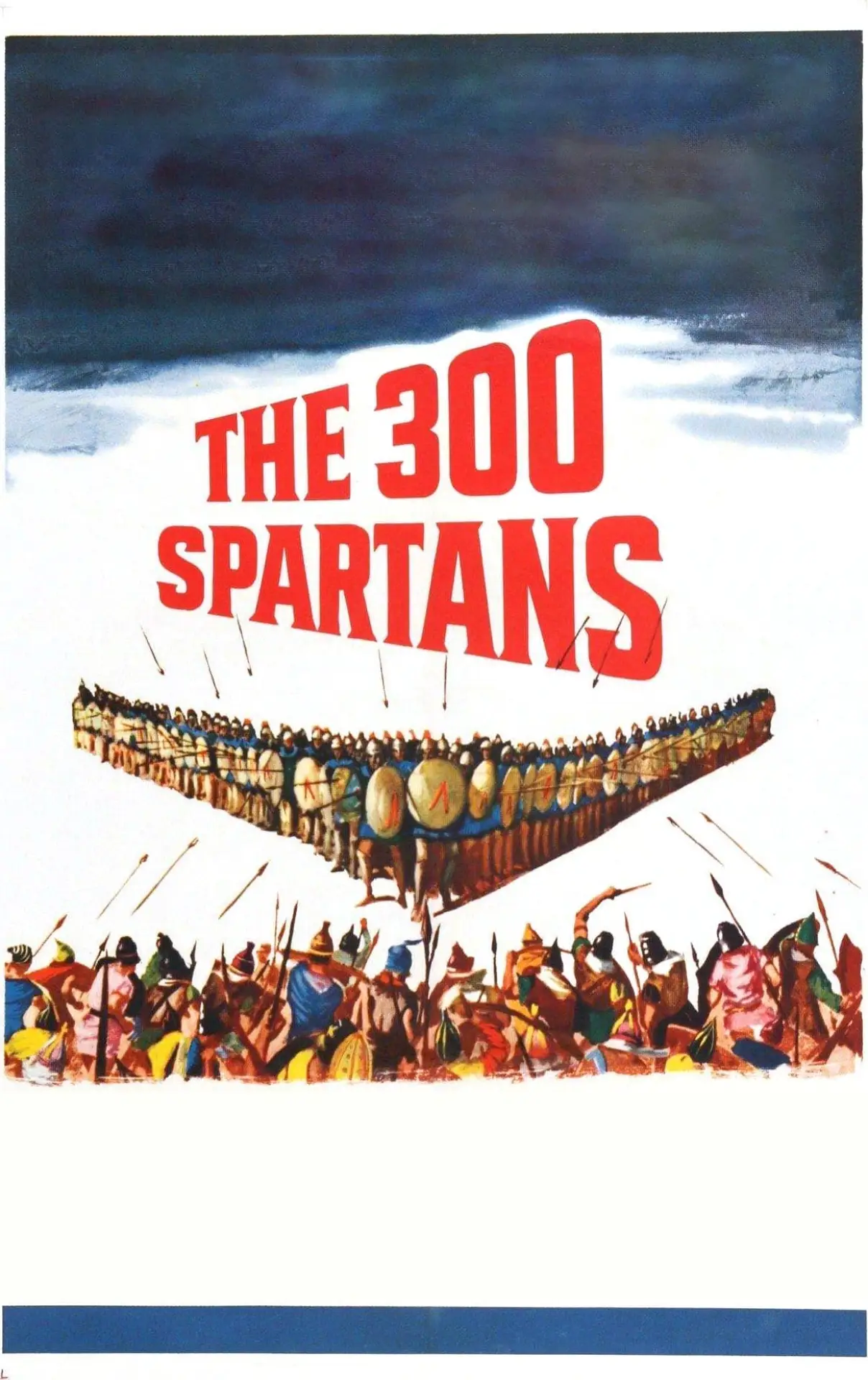 Movie poster "The 300 Spartans"