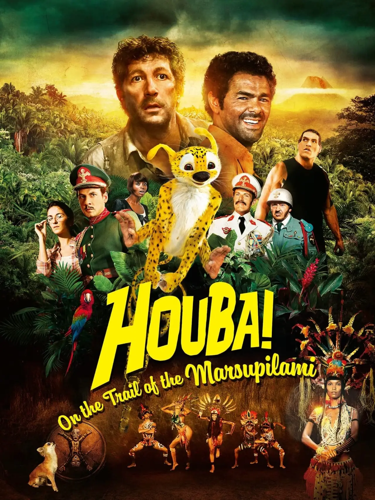 Movie poster "HOUBA! On the Trail of the Marsupilami"