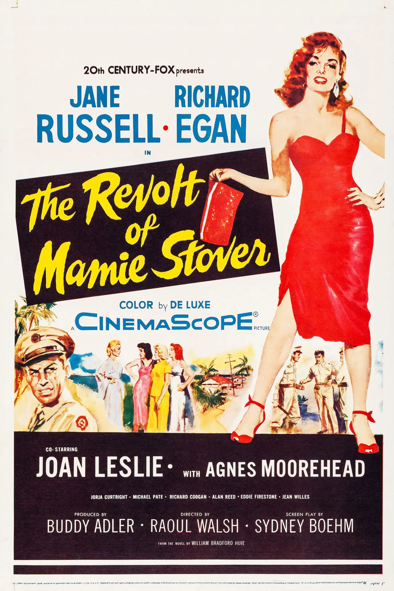 Movie poster "The Revolt of Mamie Stover"