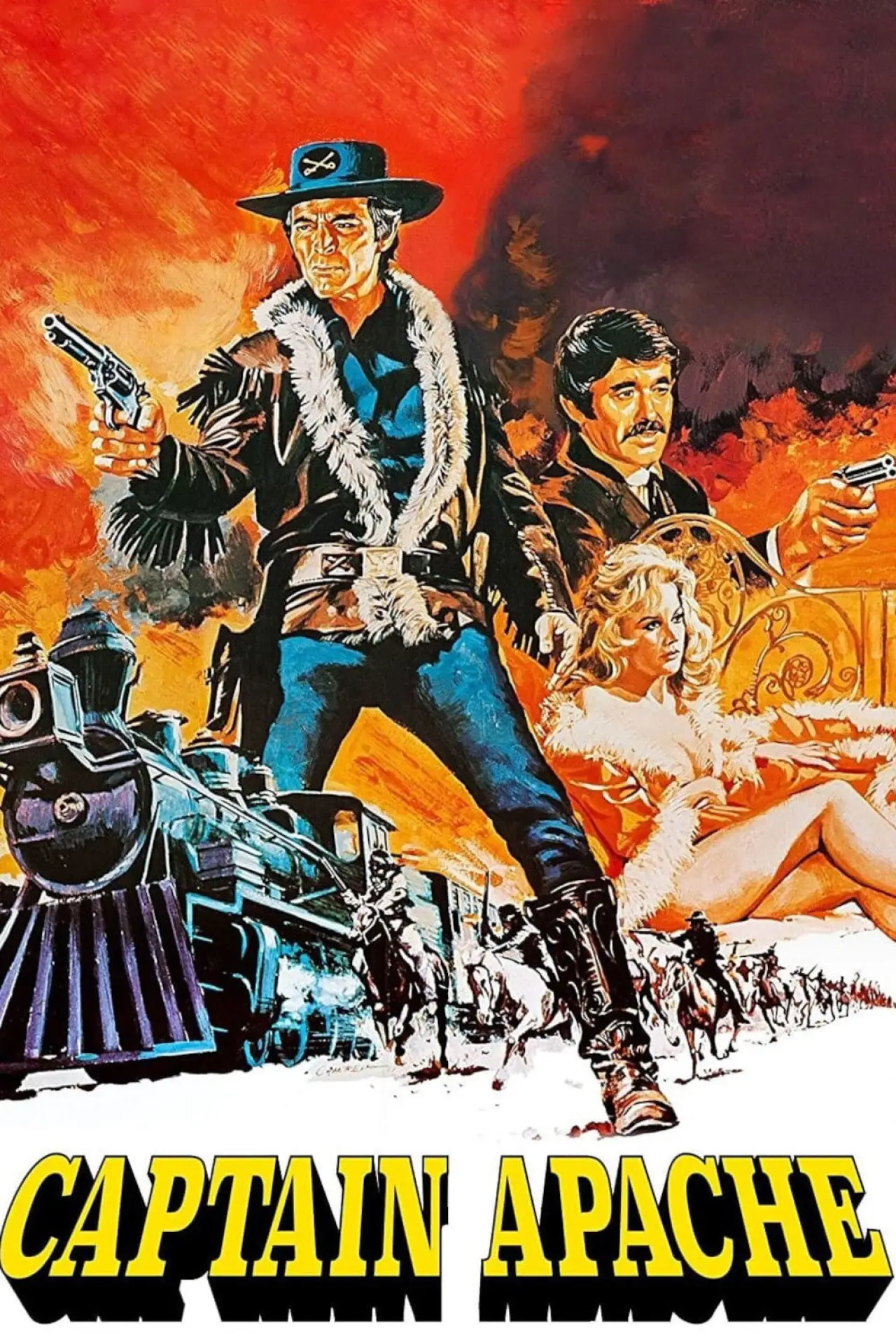 Movie poster "Captain Apache"