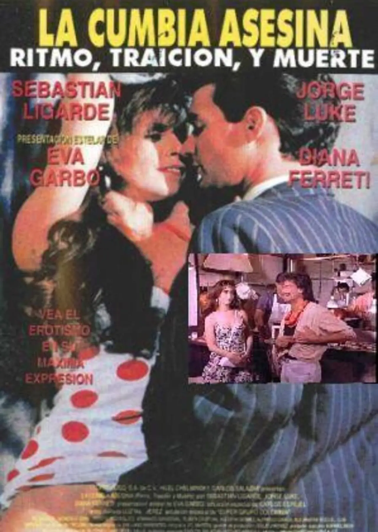 Movie poster "Rhythm, Betrayal and Death: The Killer Cumbia"