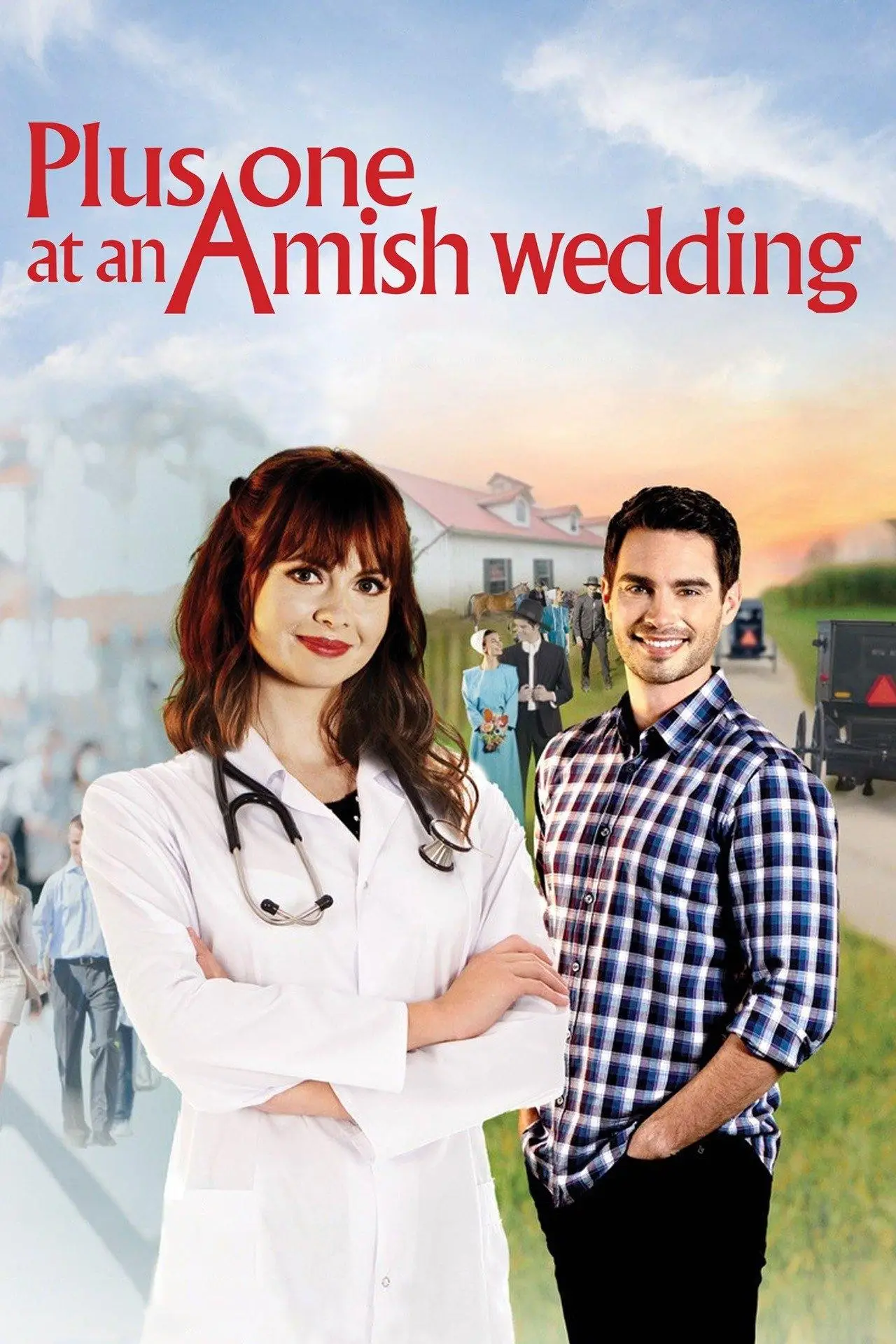 Movie poster "Plus One at an Amish Wedding"