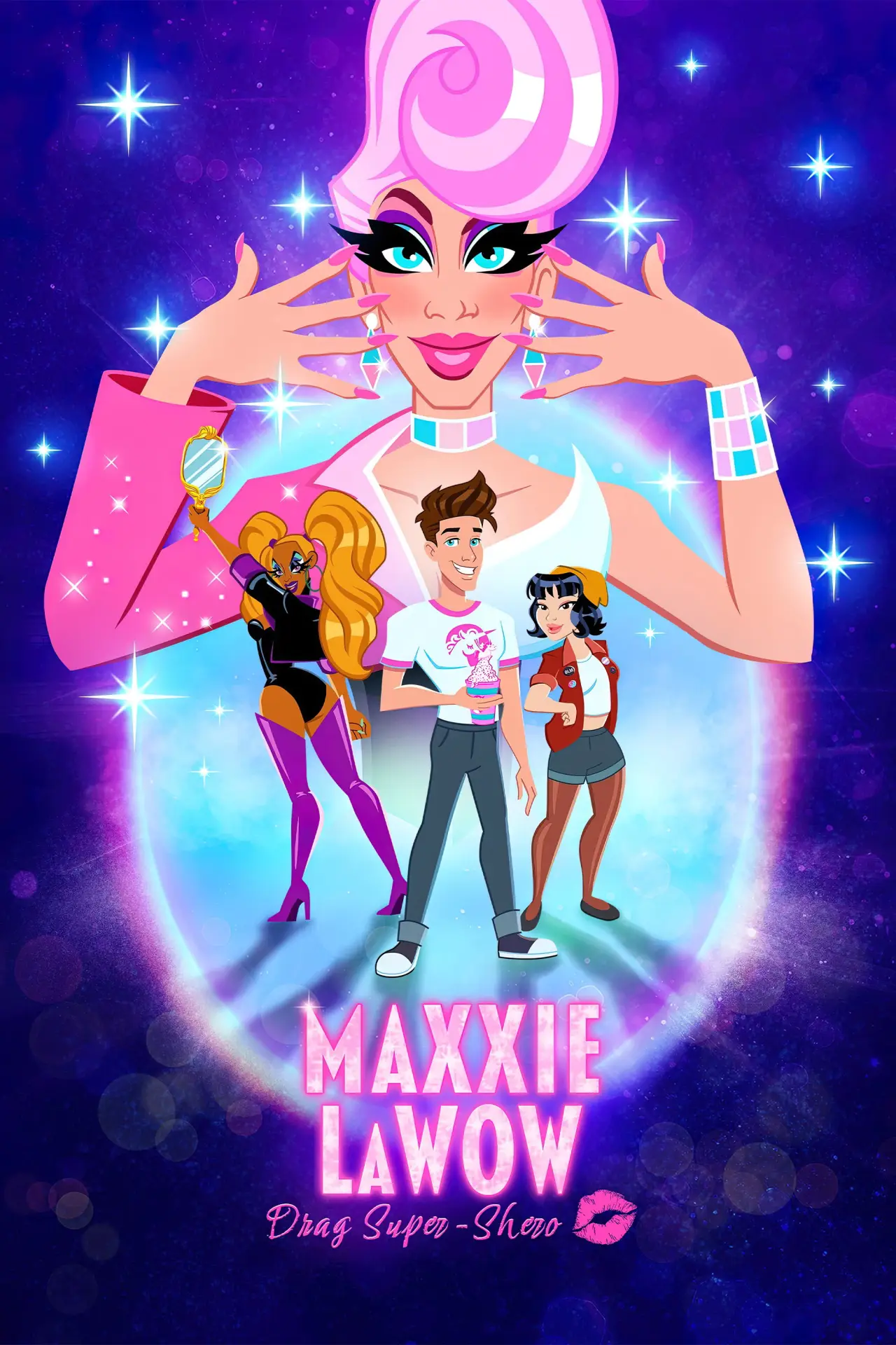 Movie poster "Maxxie LaWow: Drag Super-shero"