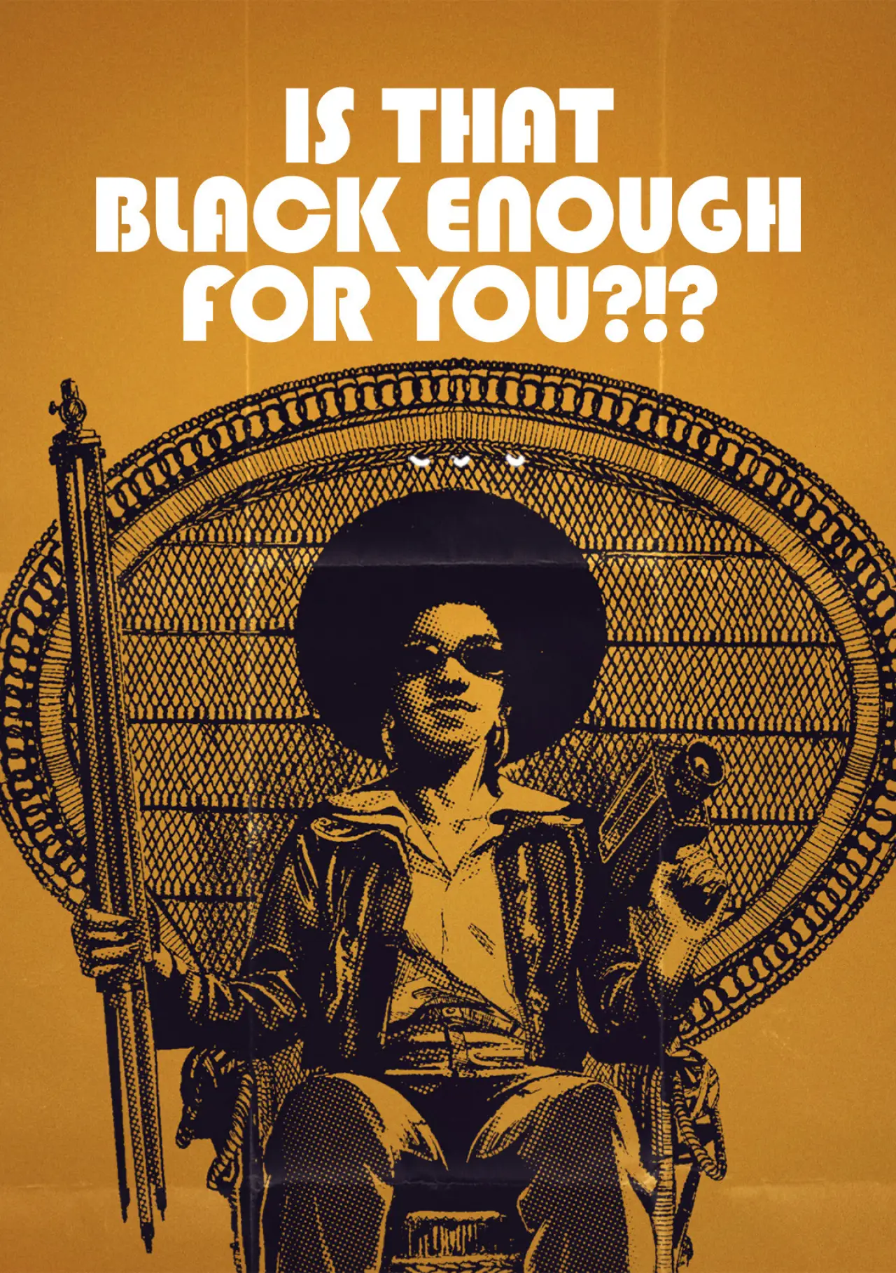 Movie poster "Is That Black Enough for You?!?"