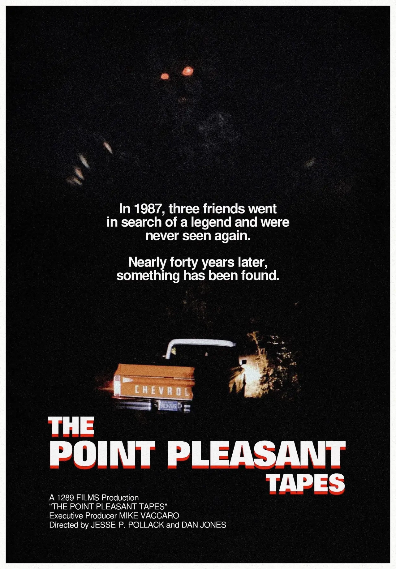 Movie poster "The Point Pleasant Tapes"