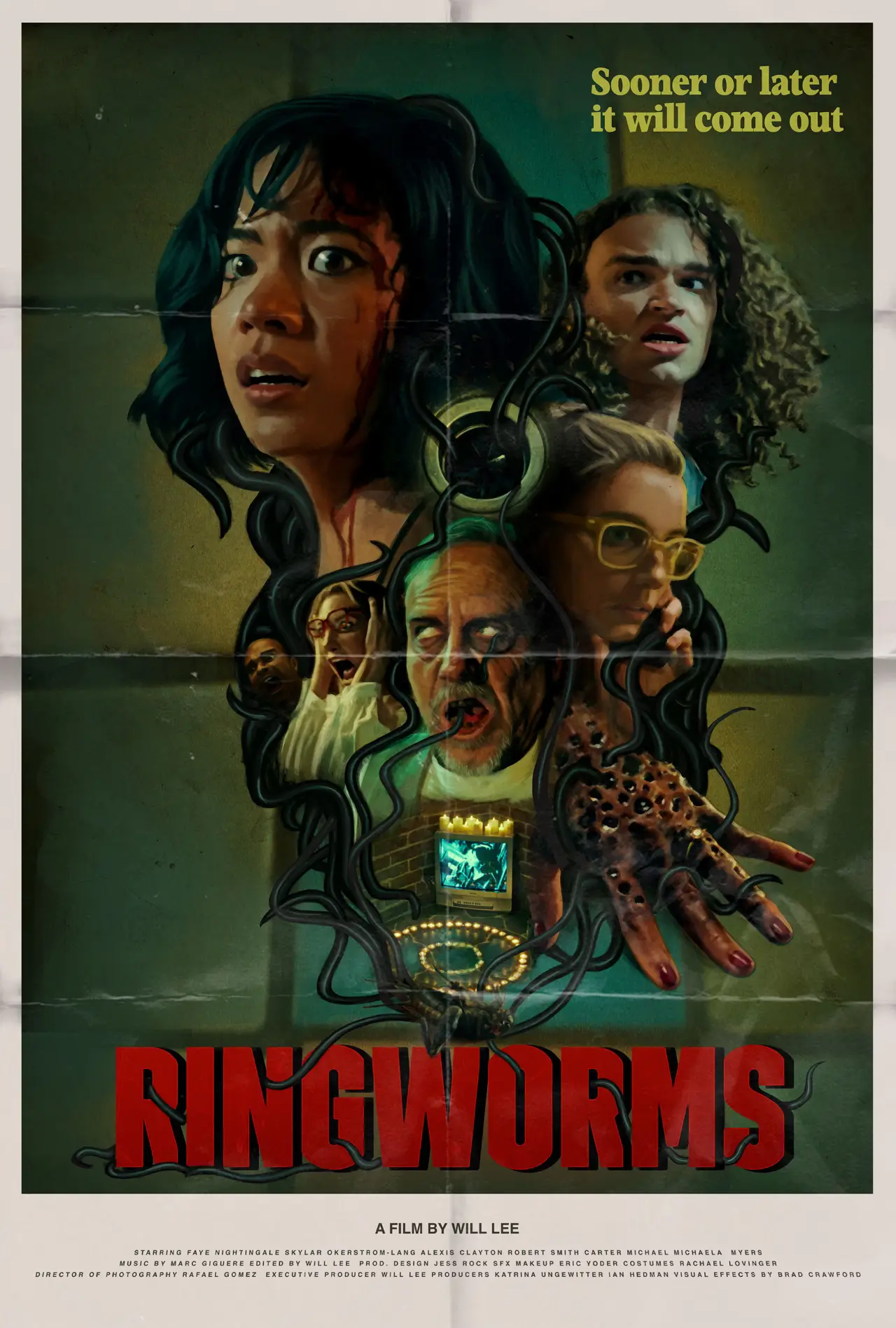 Movie poster "Ringworms"