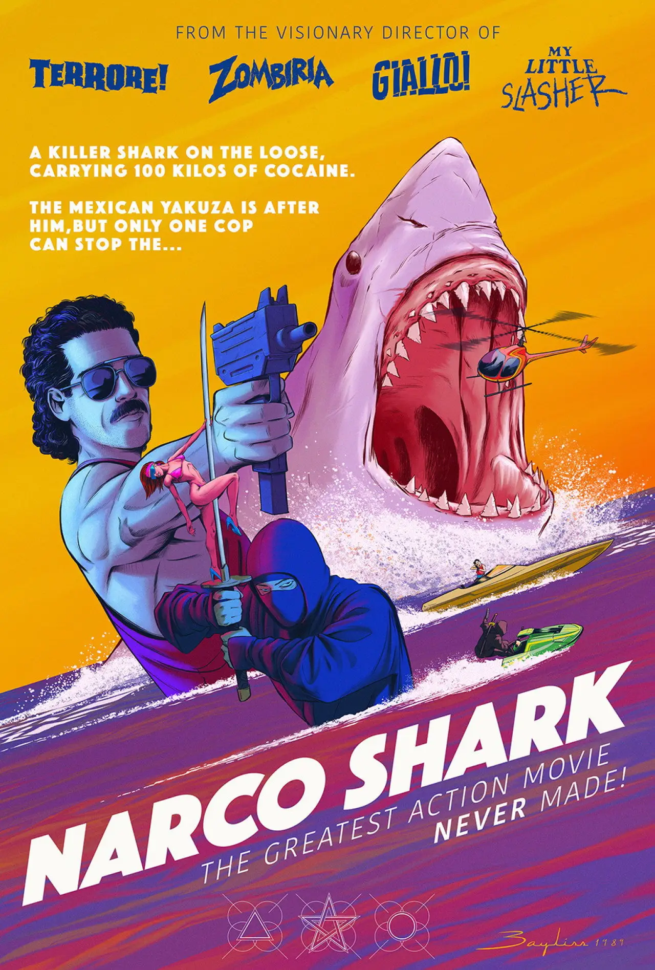 Movie poster "Narco Shark"