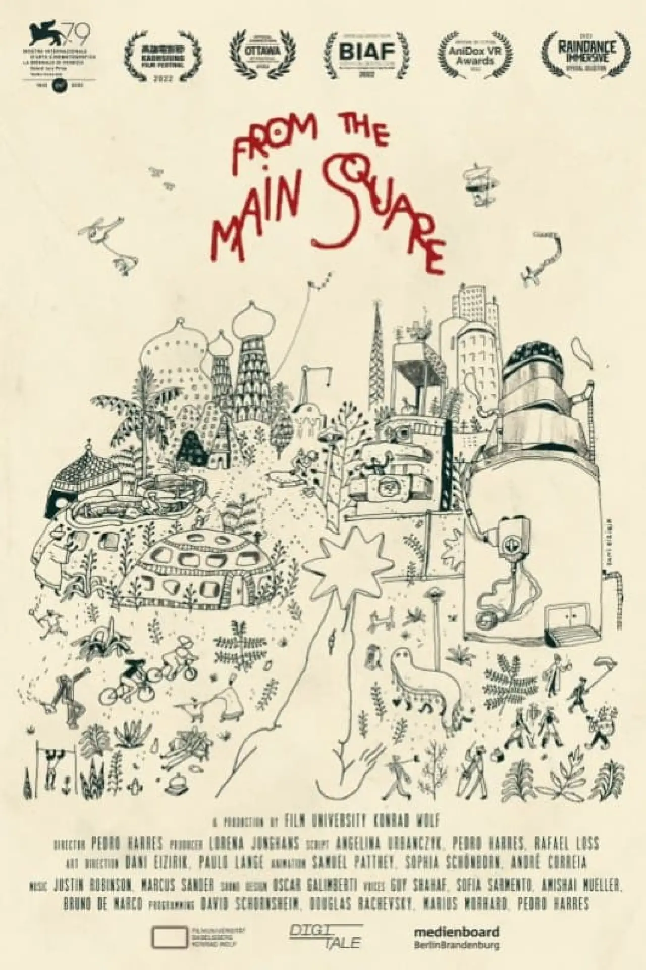 Movie poster "From the Main Square"