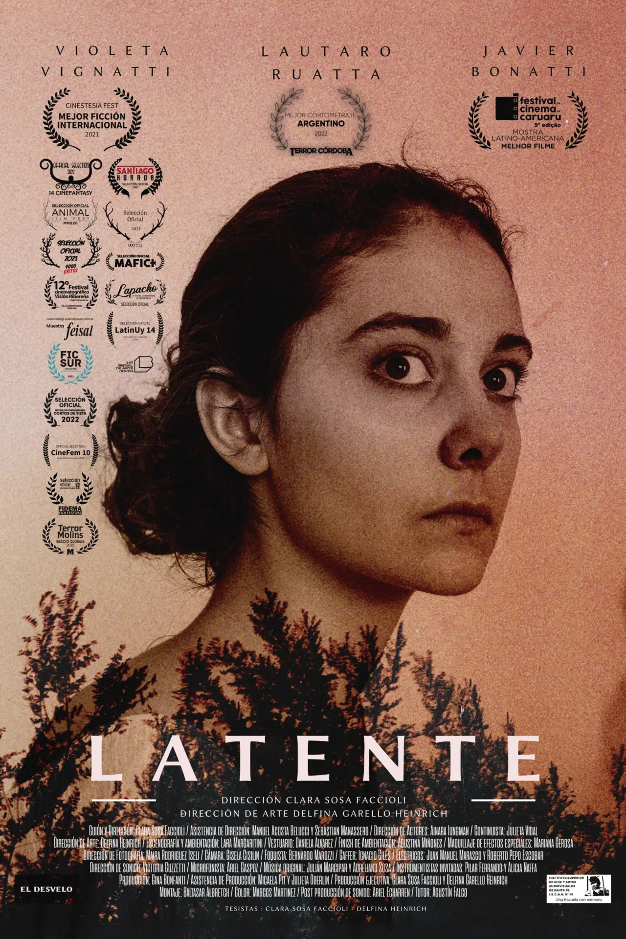 Movie poster "Latente"