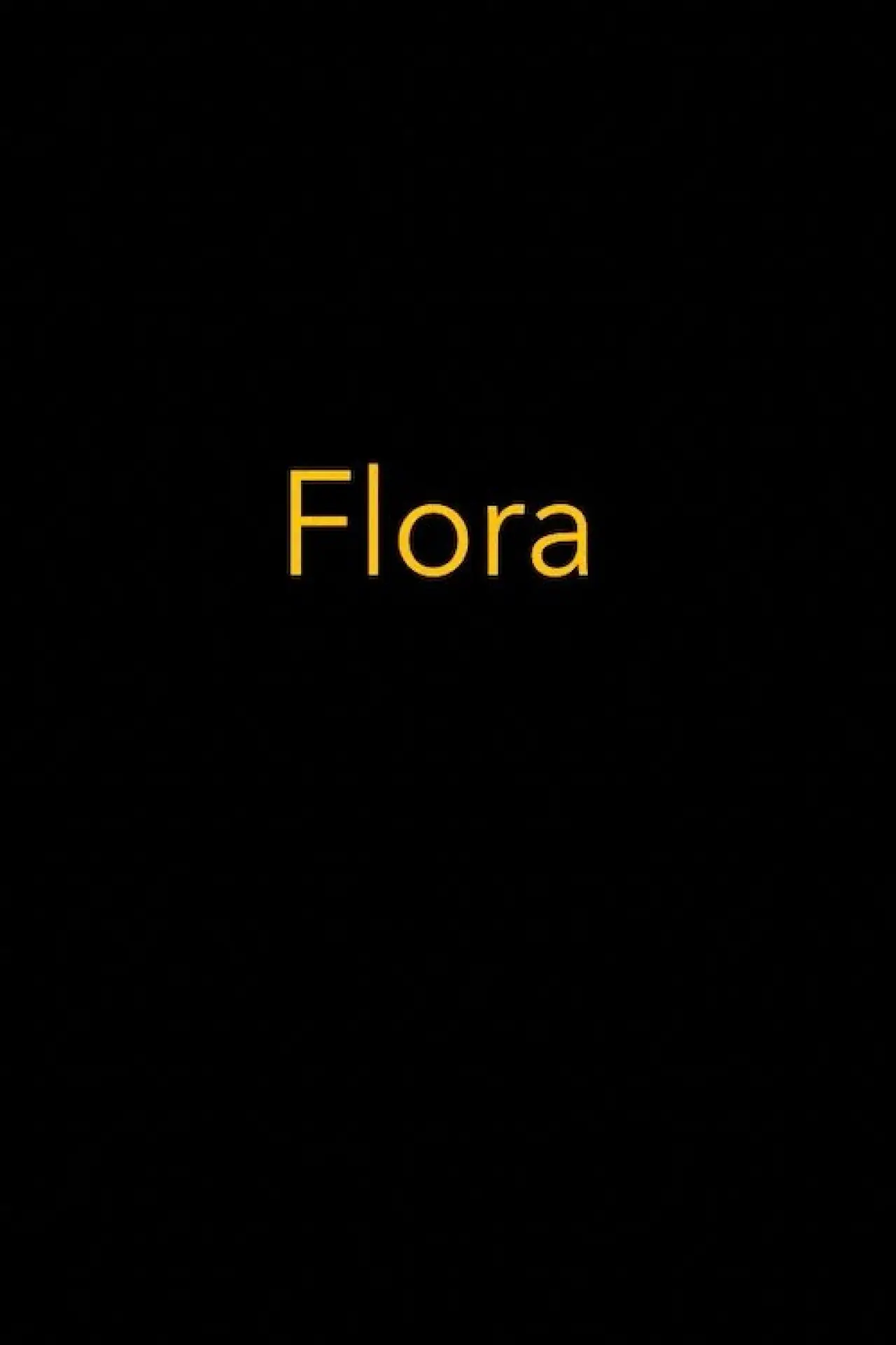 Movie poster "Flora"