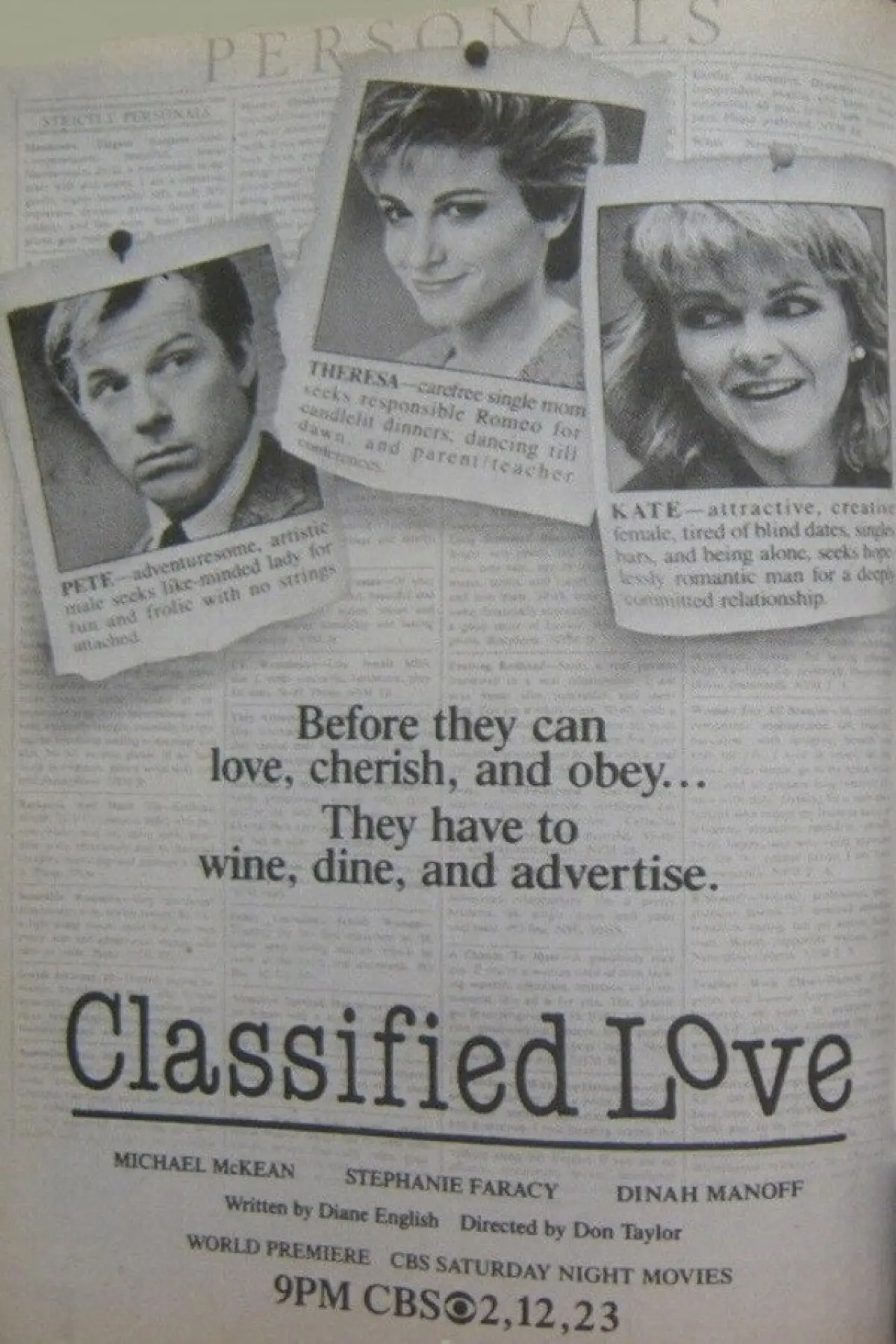 Movie poster "Classified Love"