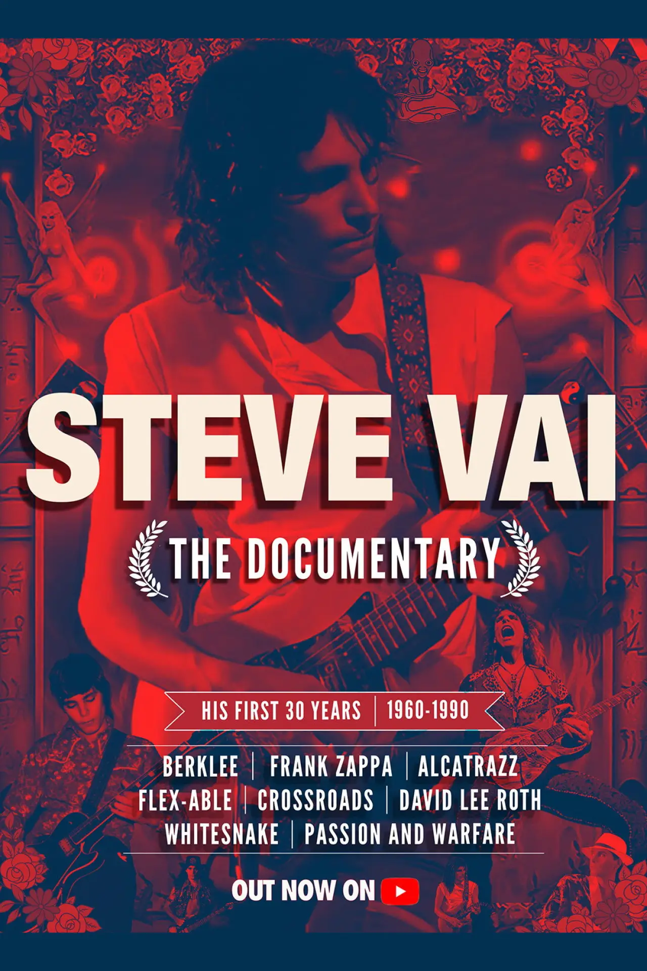 Movie poster "Steve Vai - His First 30 Years: The Documentary"