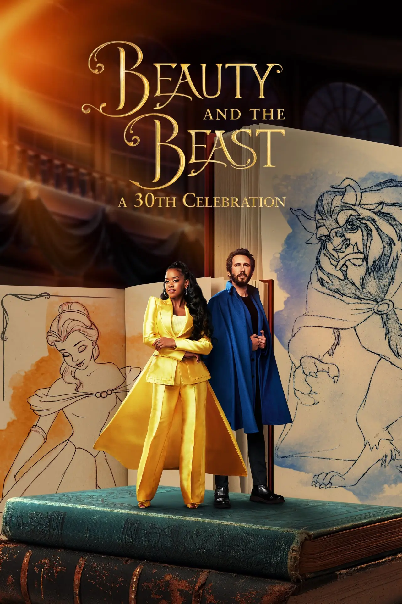Movie poster "Beauty and the Beast: A 30th Celebration"