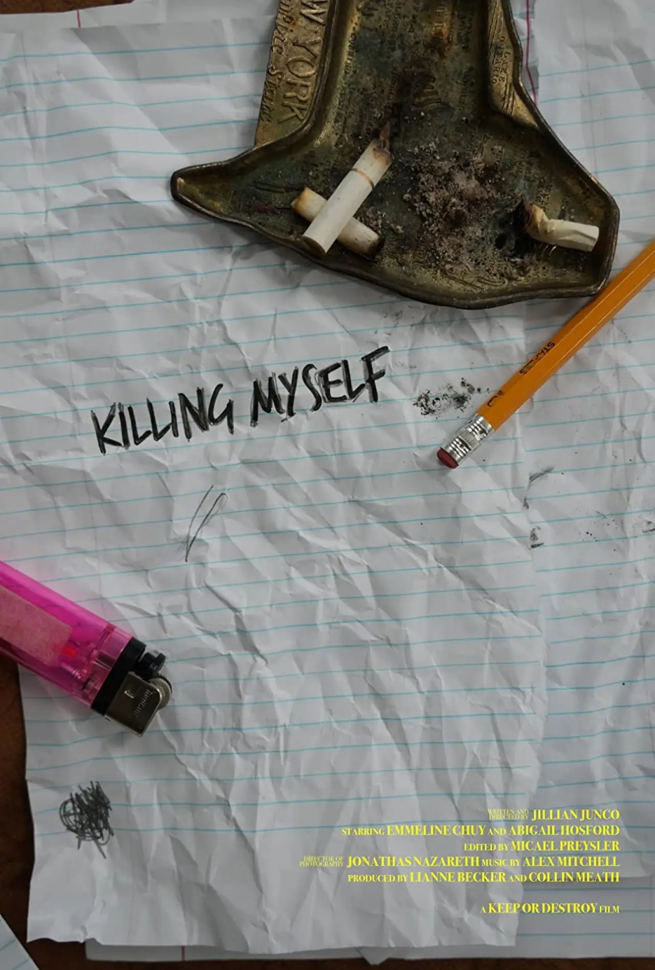 Movie poster "Killing Myself"
