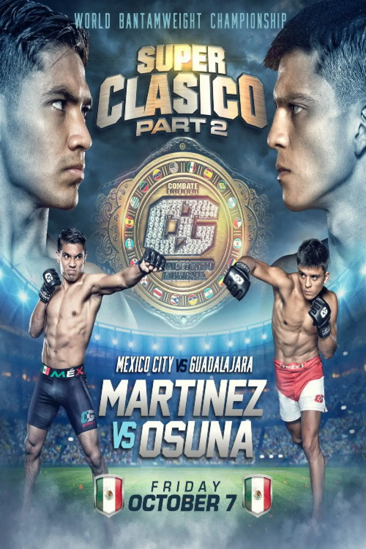 Movie poster "Combate Global 55: Súper Clásico Part II"