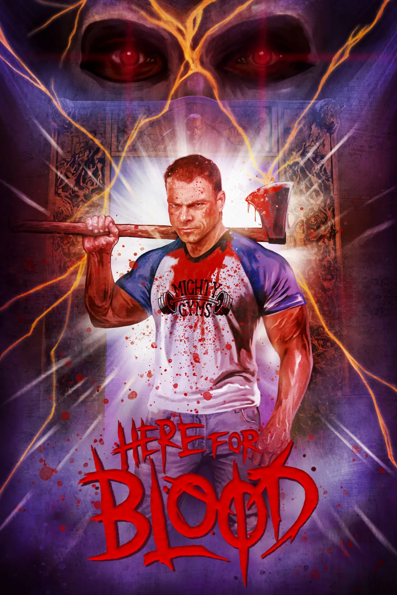 Movie poster "Here for Blood"