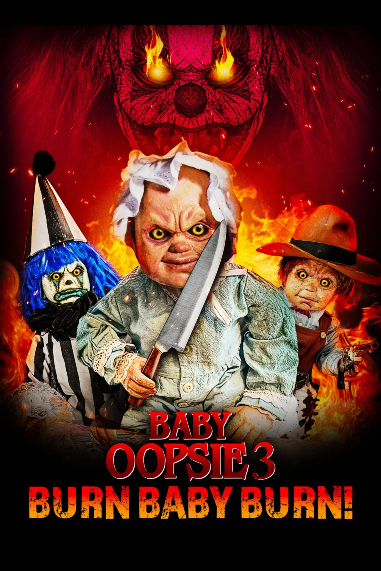 Movie poster "Baby Oopsie 3: Burn Baby Burn"