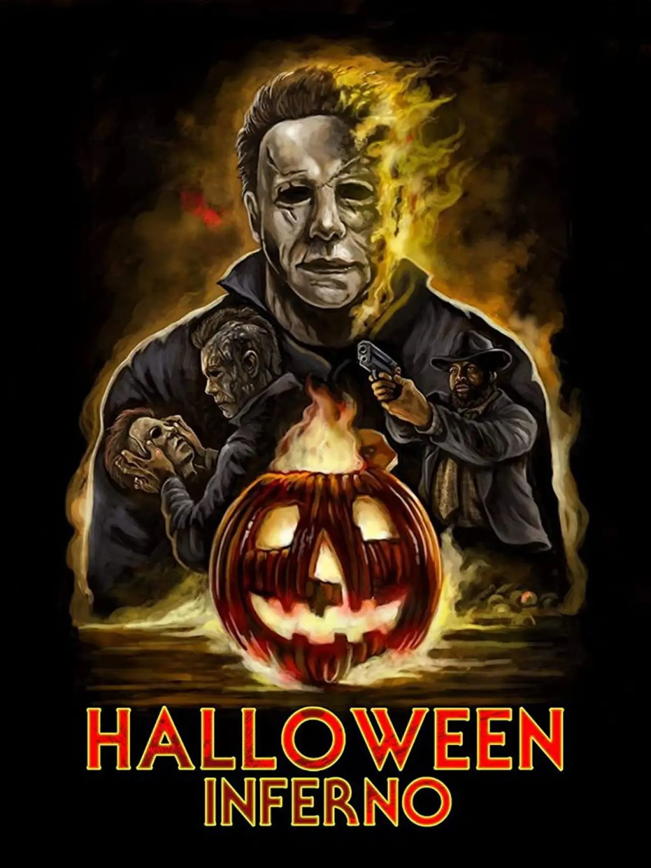 Movie poster "Halloween Inferno"